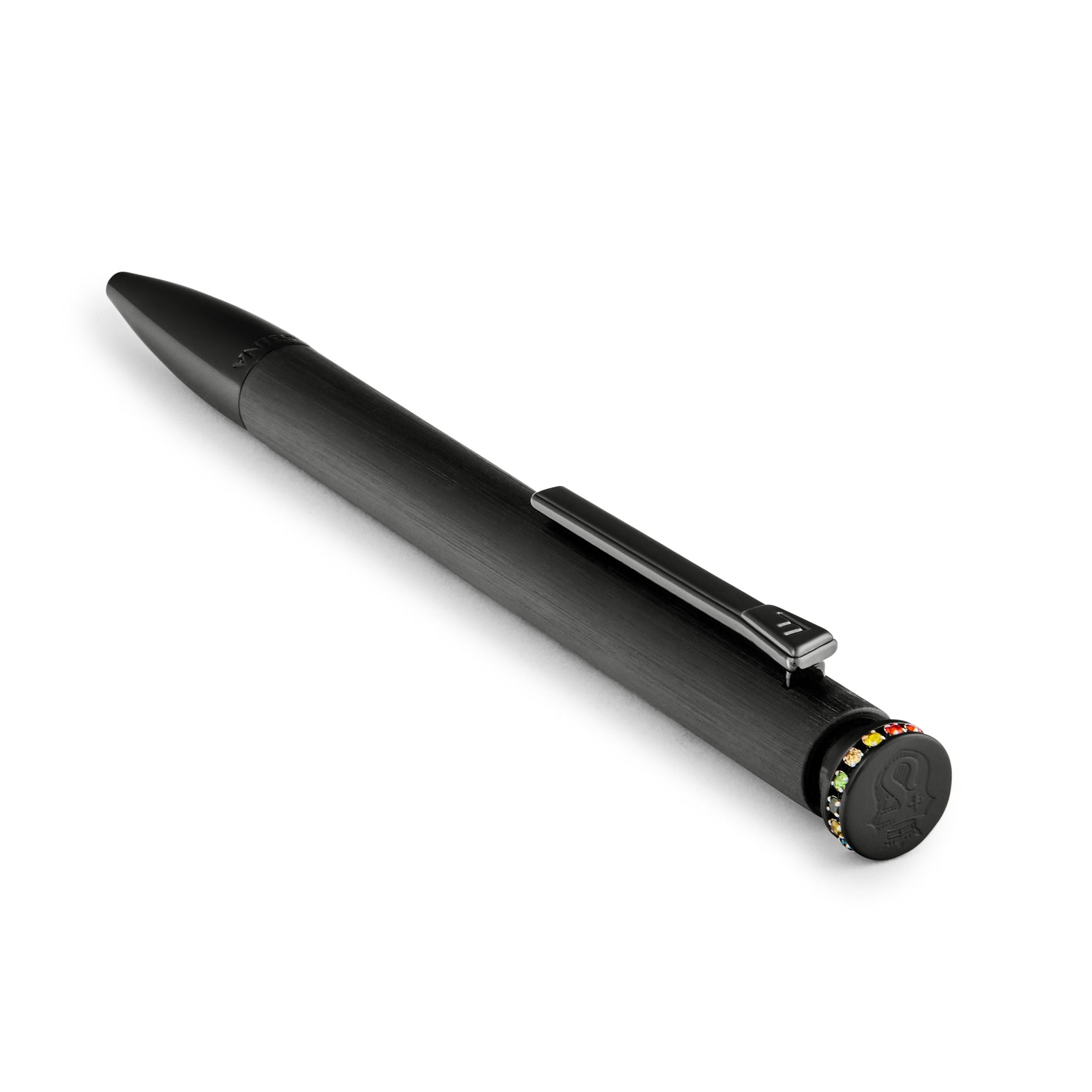 Ballpoint Pen Mademoiselle Rainbow Black