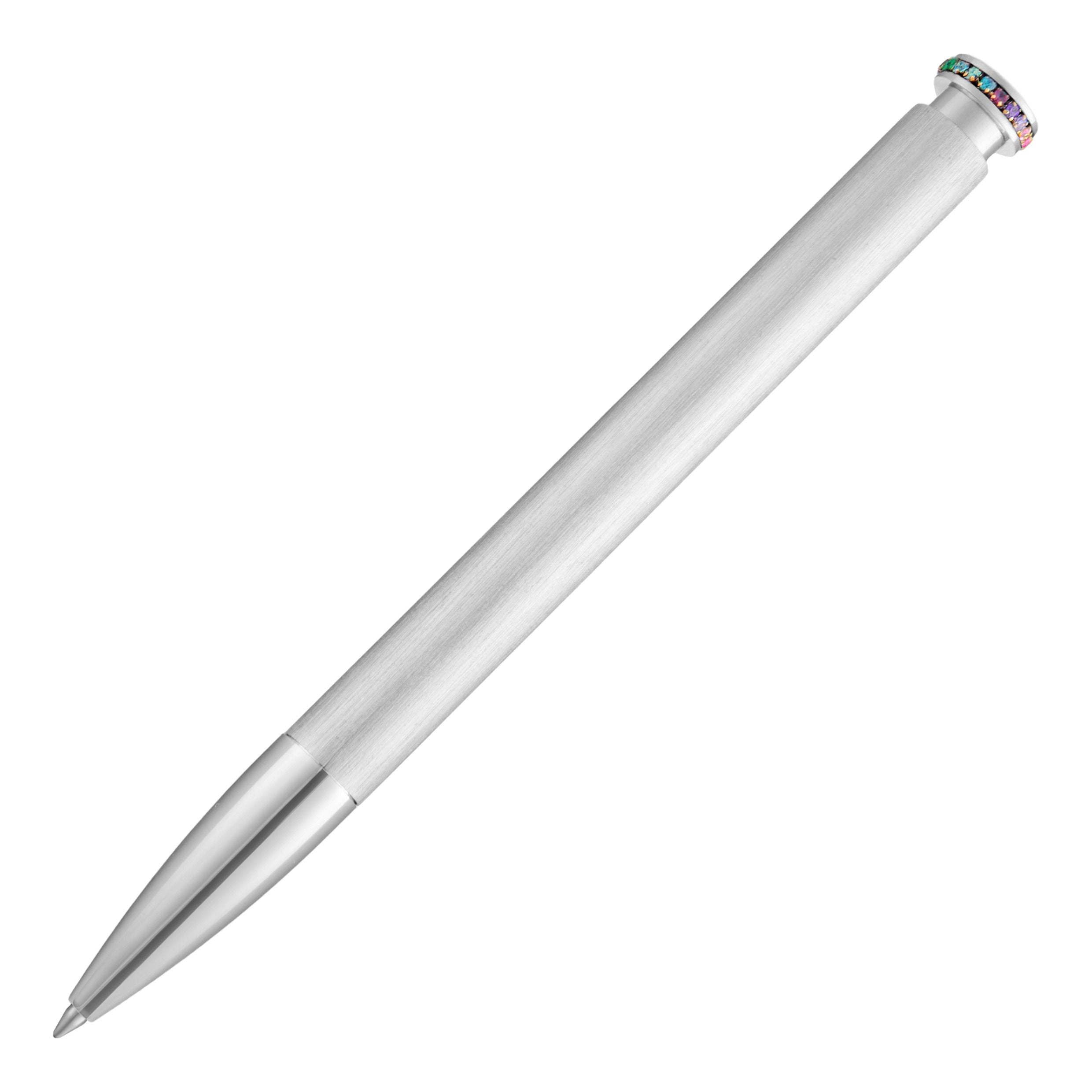 Ballpoint Pen Mademoiselle Rainbow Black