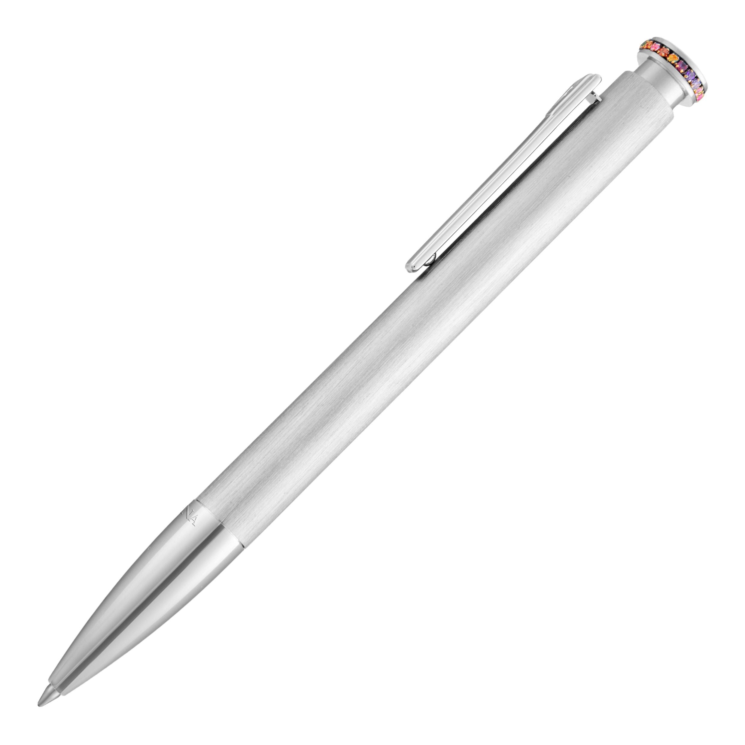 Ballpoint Pen Mademoiselle Rainbow Black