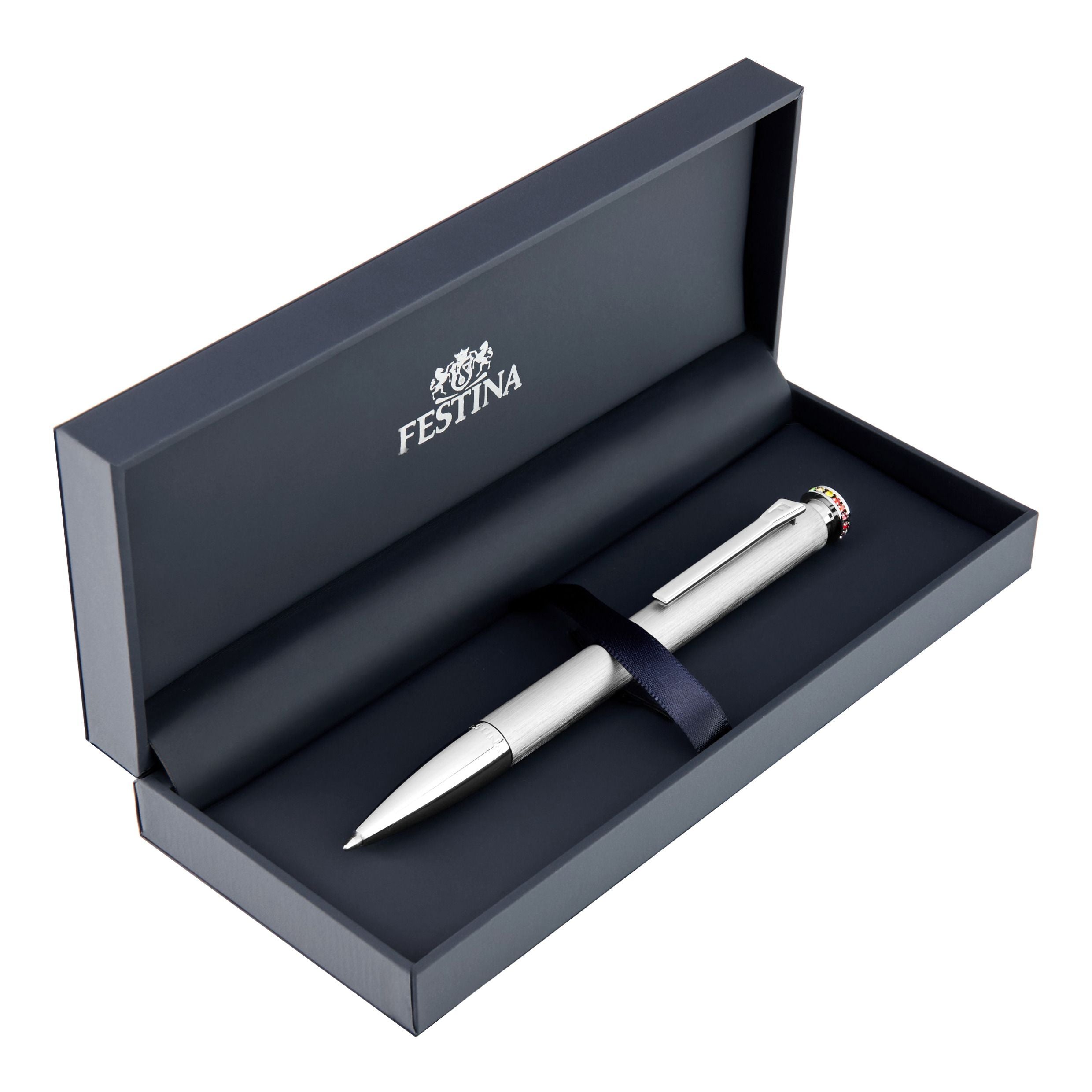 Ballpoint Pen Mademoiselle Rainbow Black