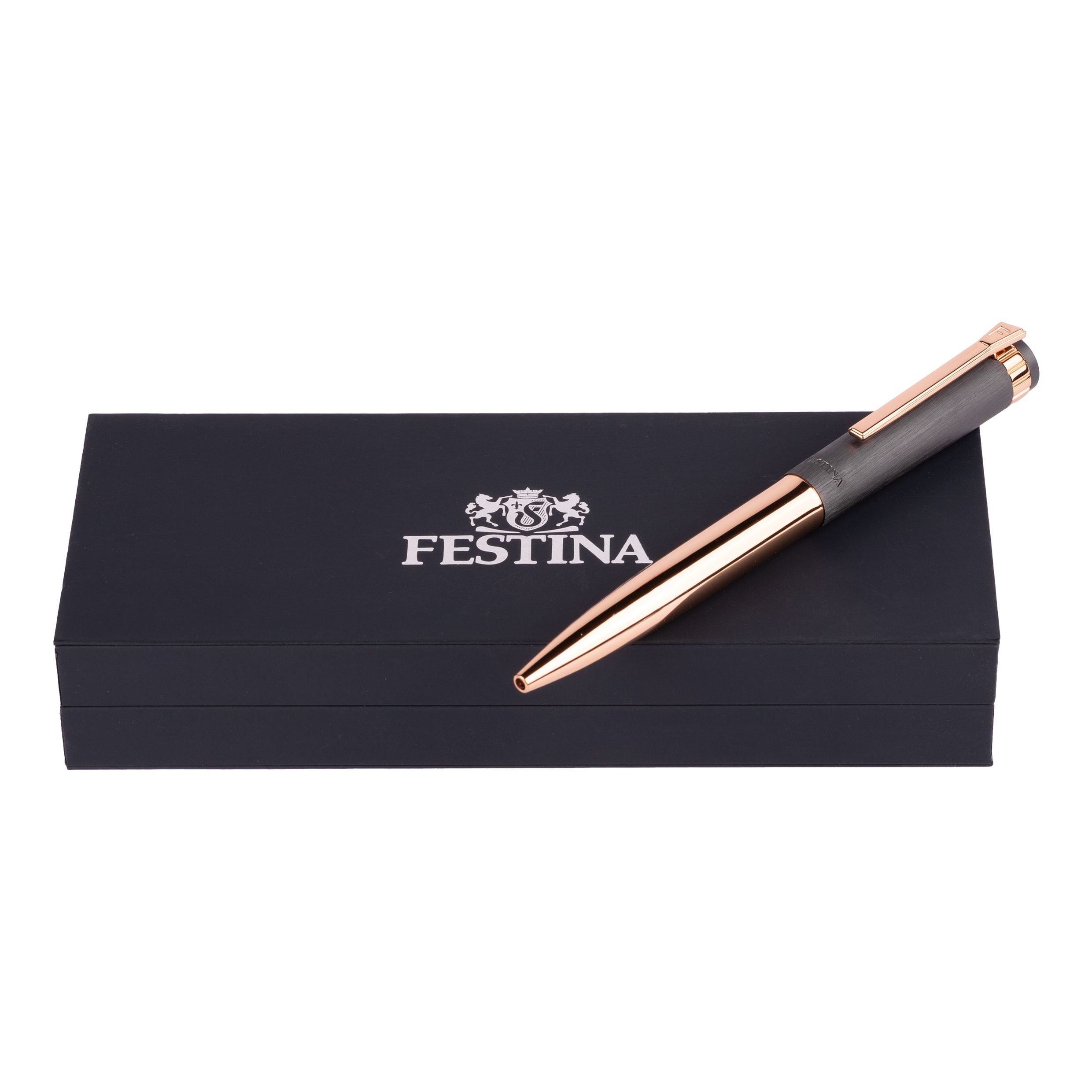 Fountain Pen Prestige Rose Gold Navy