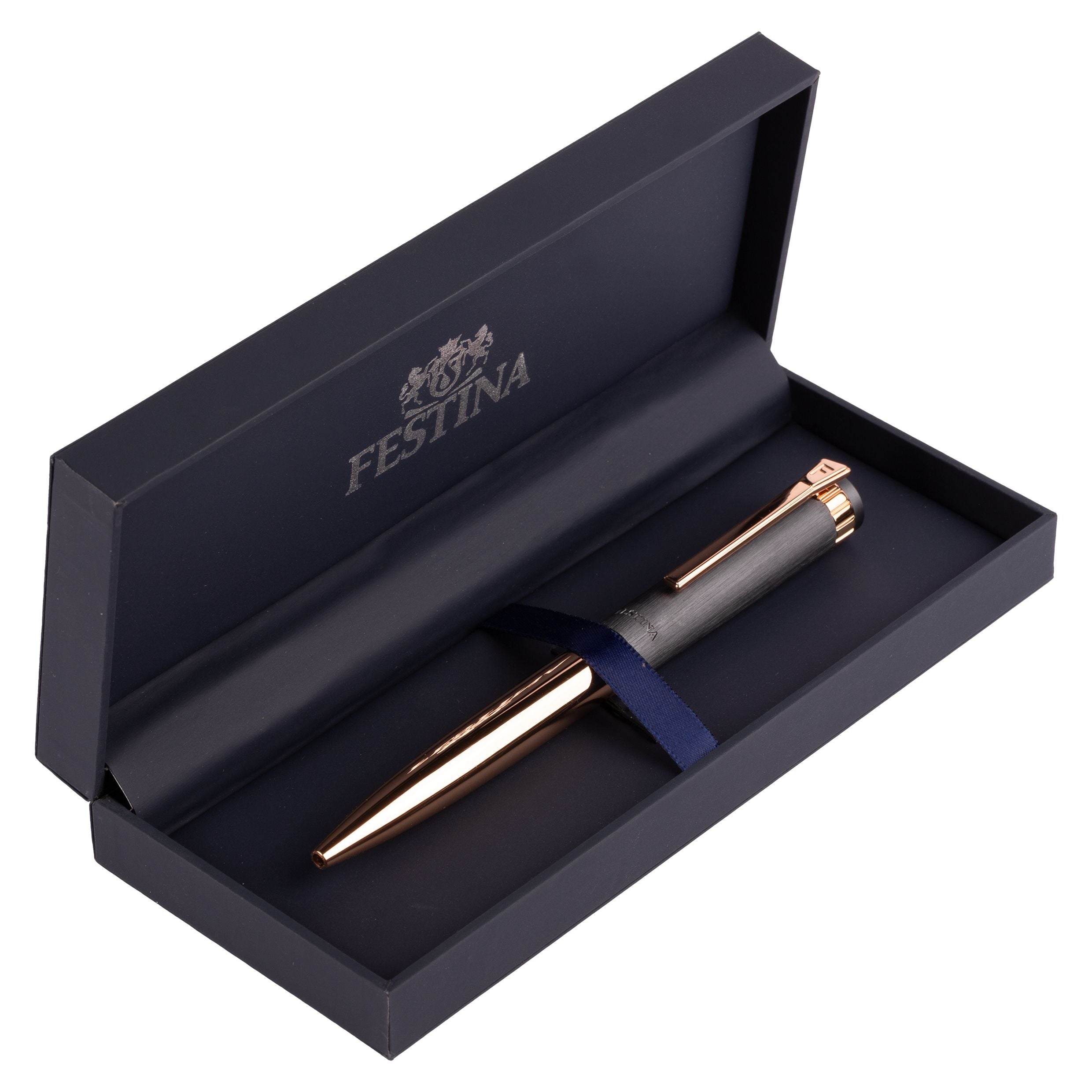Fountain Pen Prestige Rose Gold Navy
