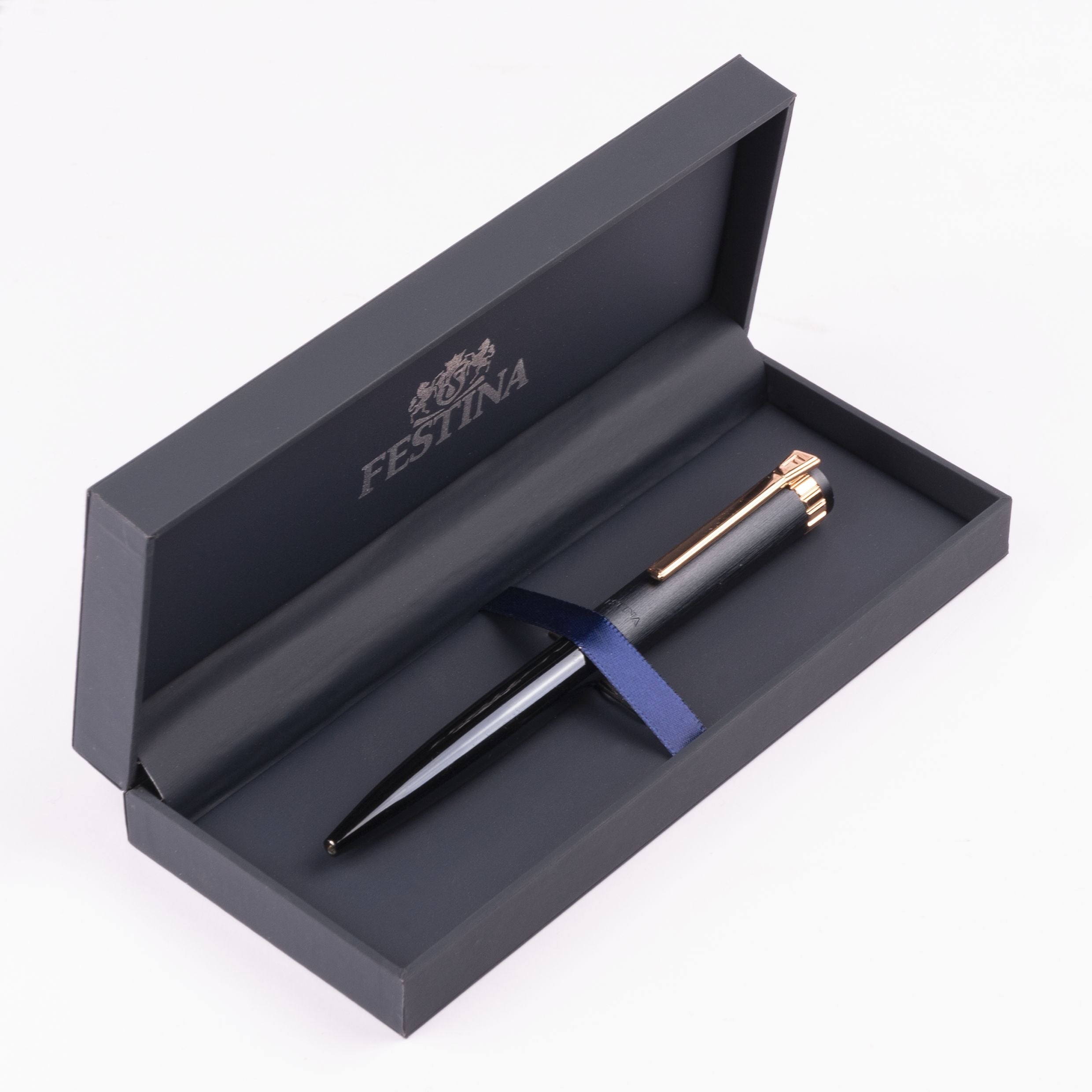 Fountain Pen Prestige Rose Gold Navy