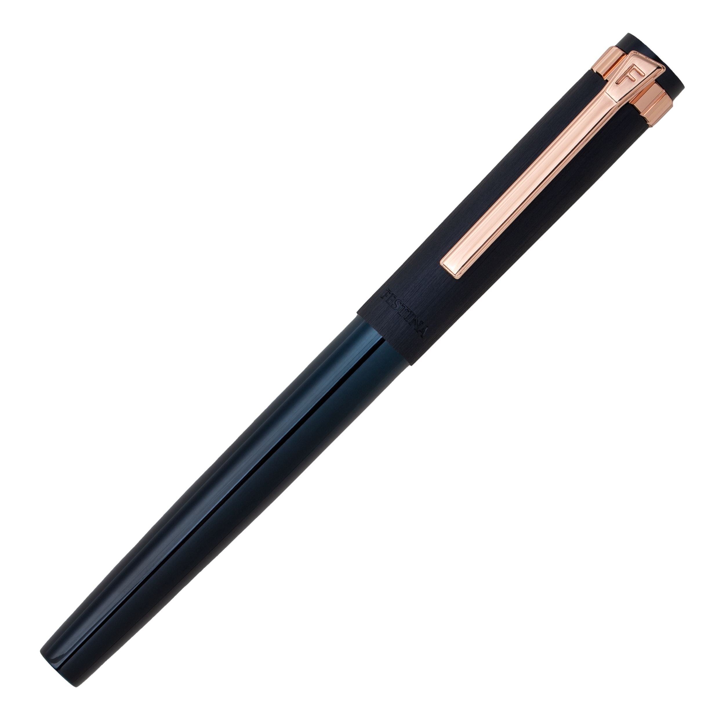 Fountain Pen Prestige Rose Gold Navy