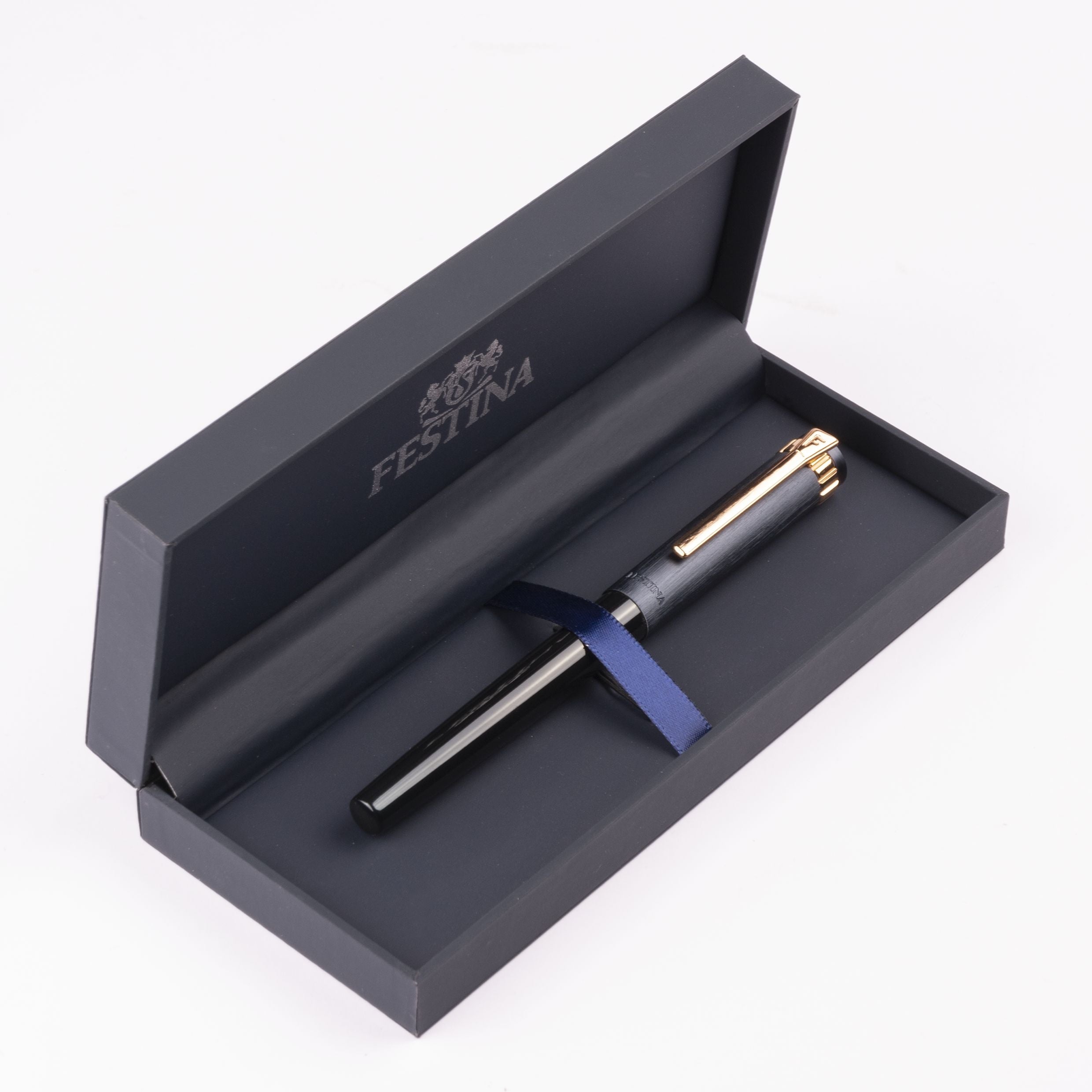 Fountain Pen Prestige Rose Gold Navy