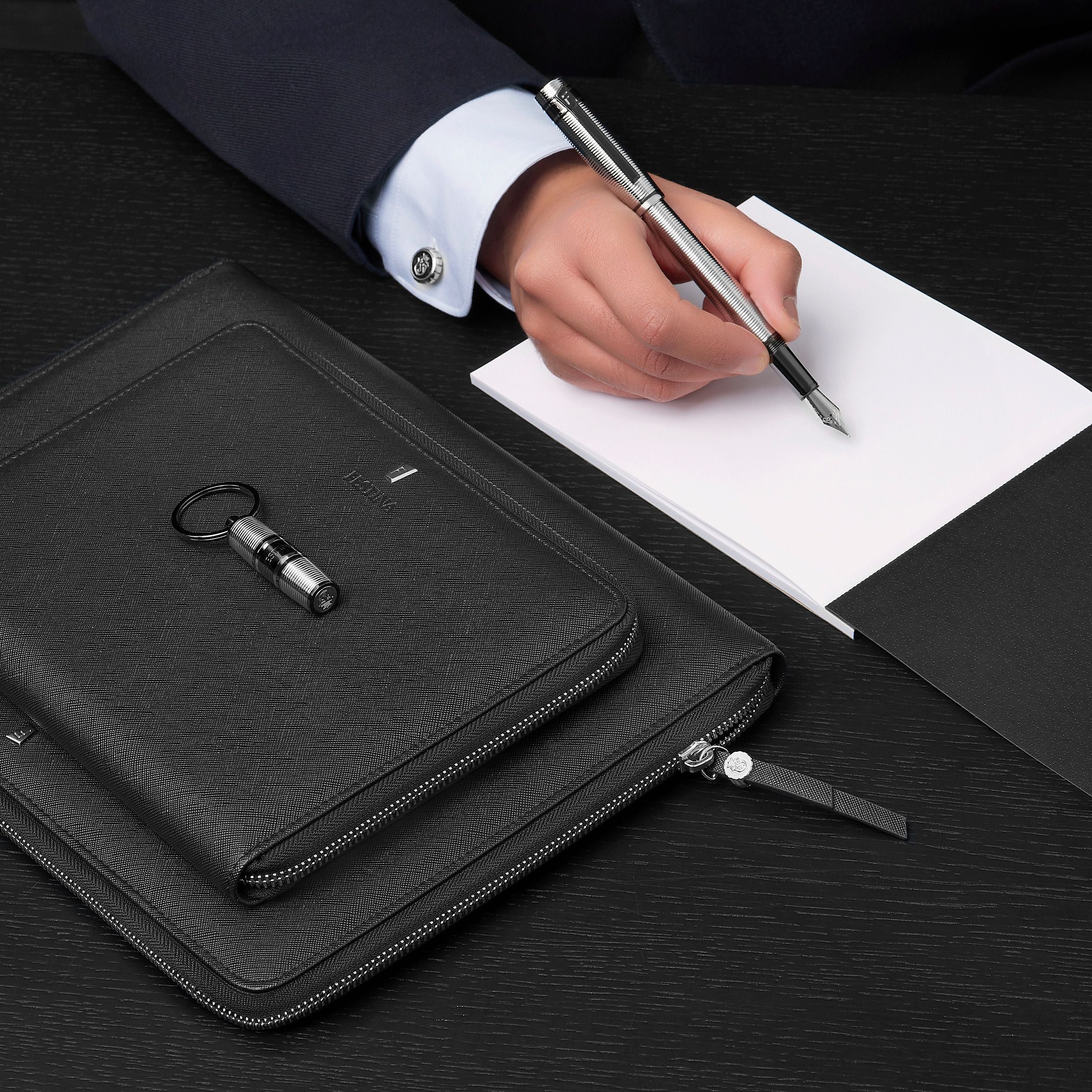 Conference Folder Zip A4 Chronobike Black