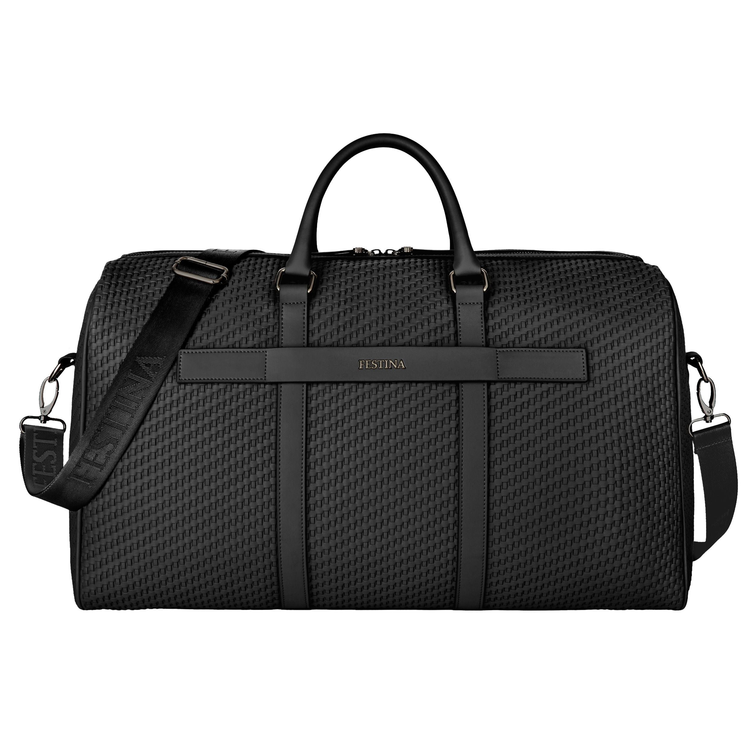 Travel Bag Interlace Black
