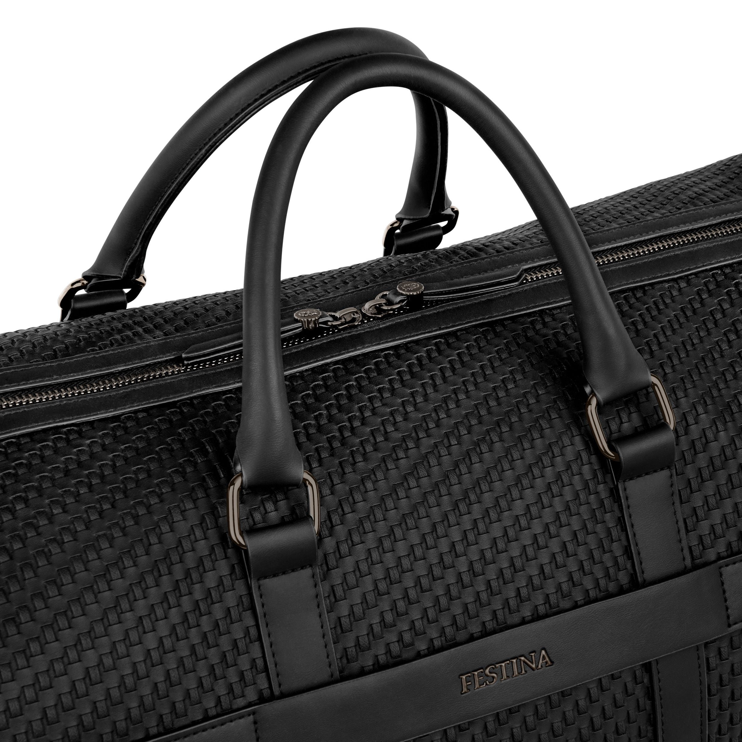 Travel Bag Interlace Black