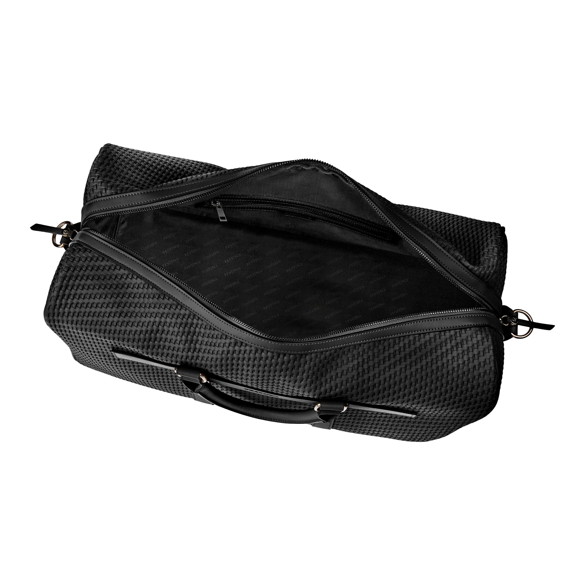 Travel Bag Interlace Black