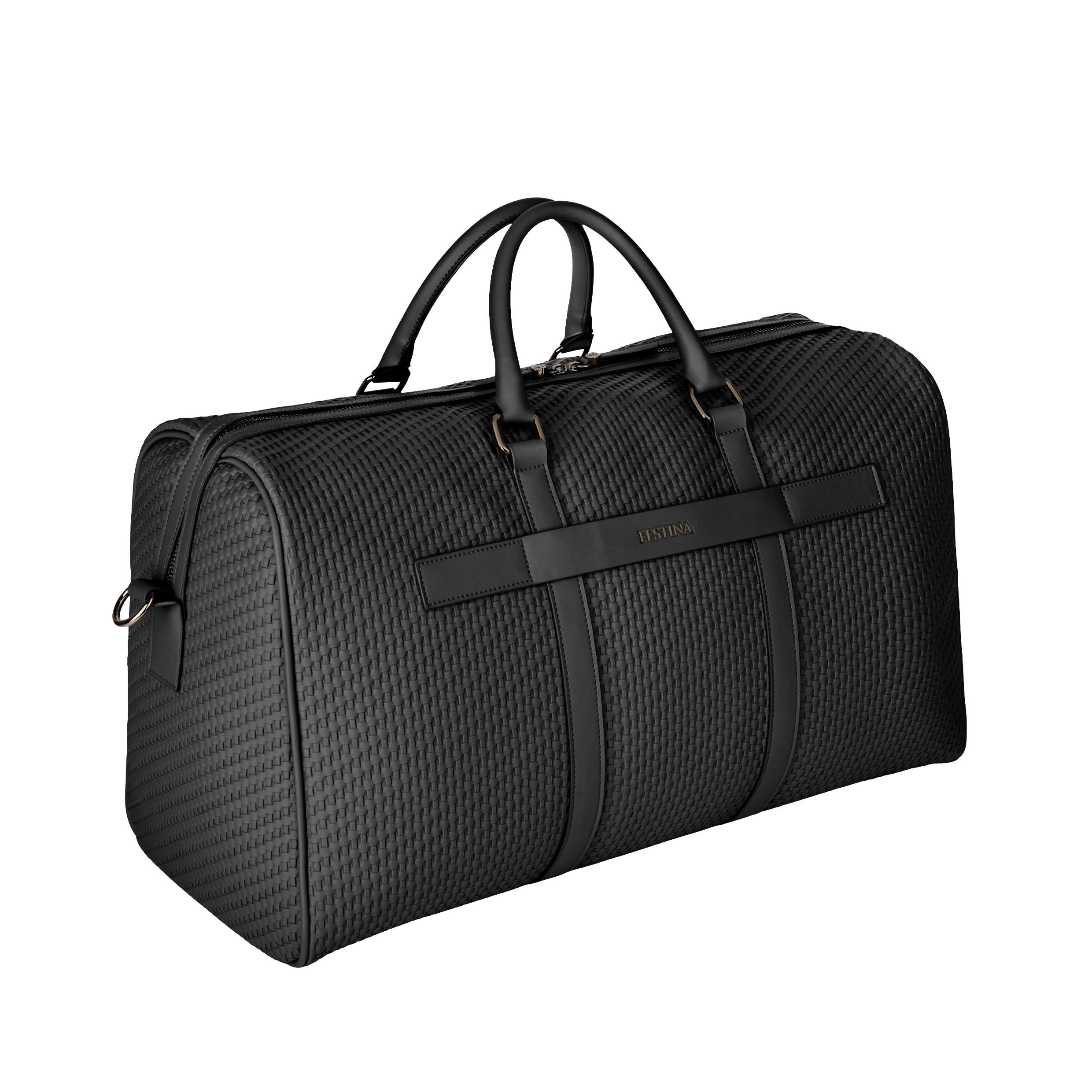 Travel Bag Interlace Black