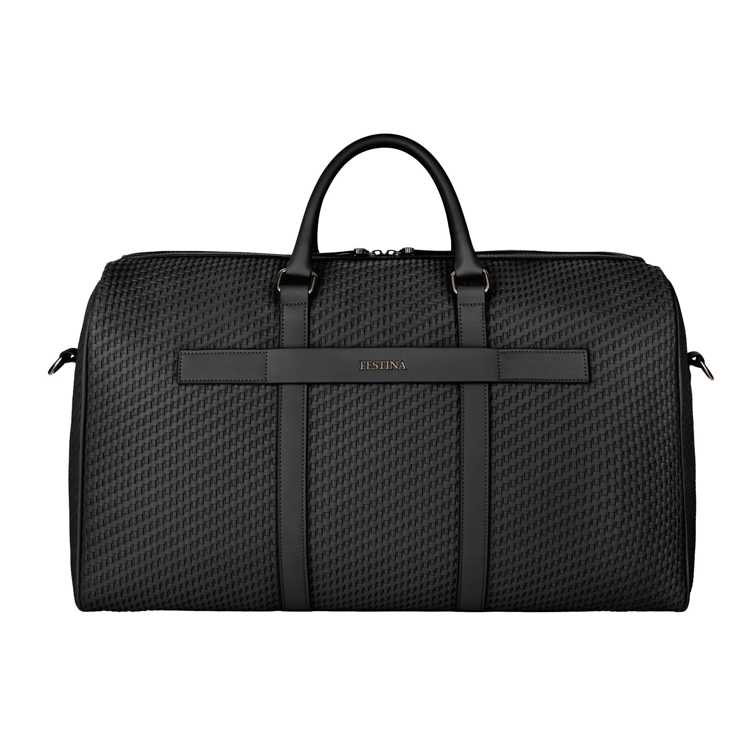 Travel Bag Interlace Black