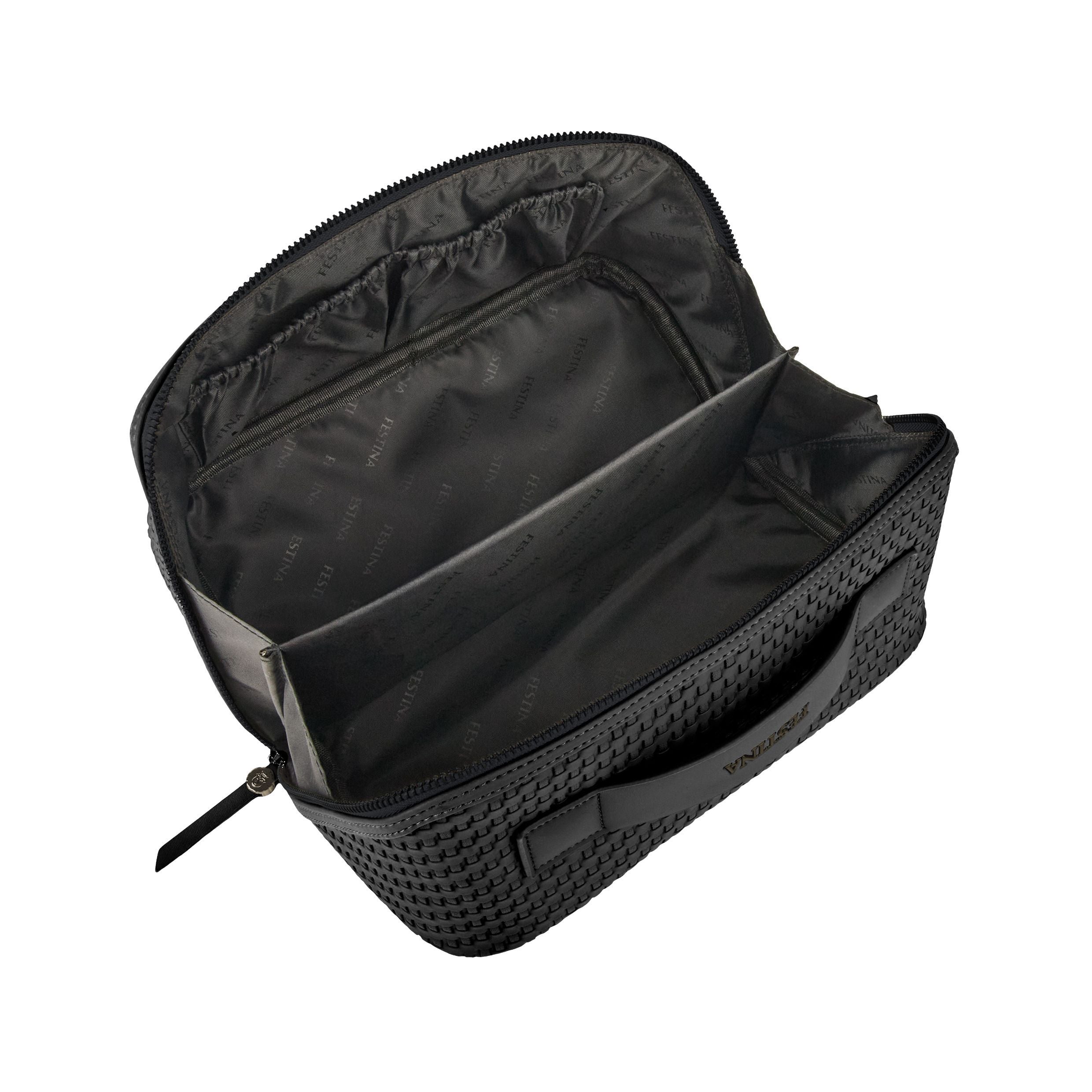Toiletry Bag Interlace Black