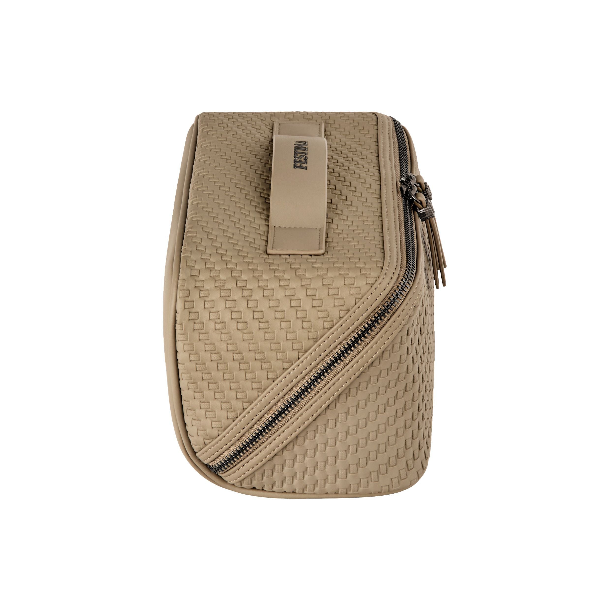 Toiletry Bag Interlace Black