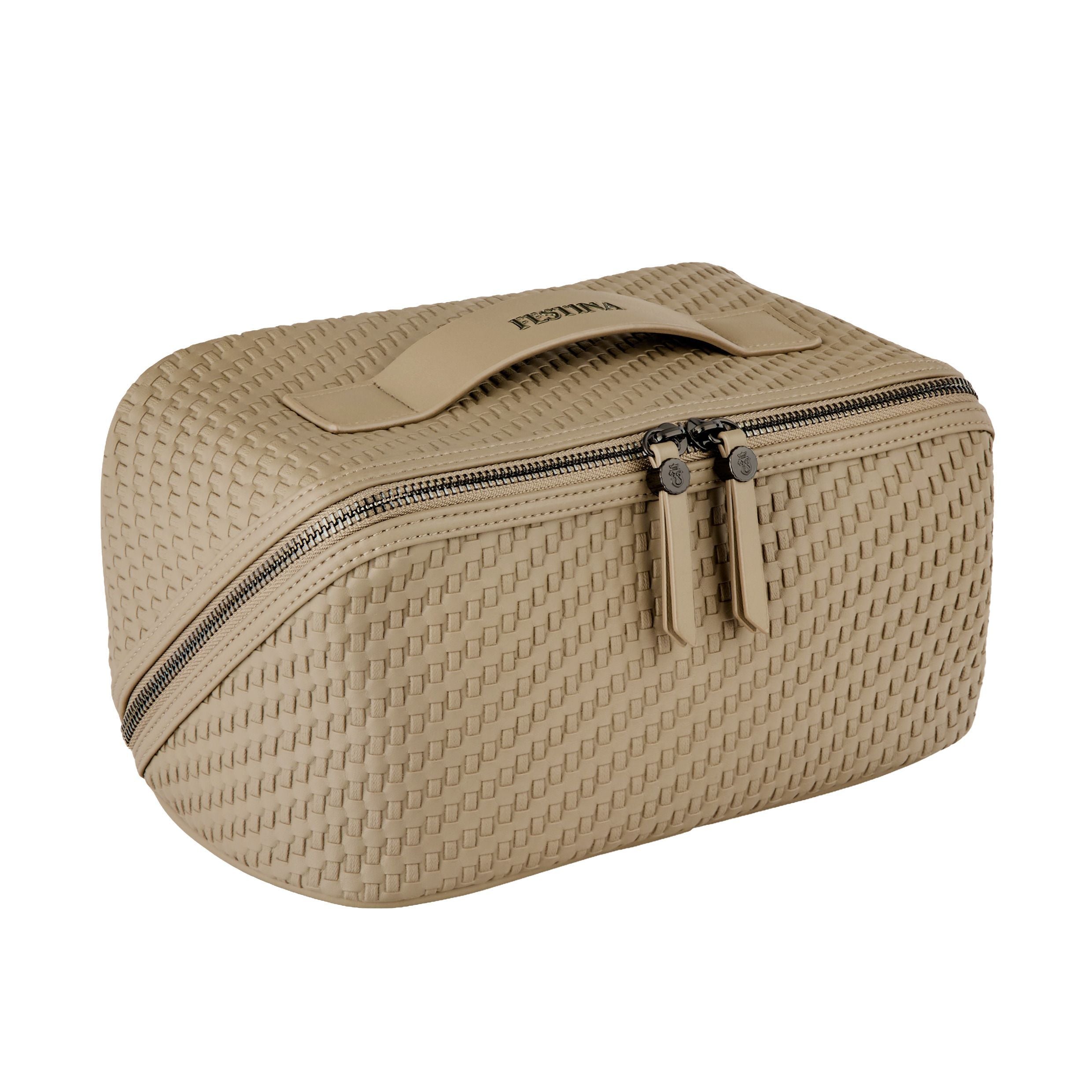 Toiletry Bag Interlace Black