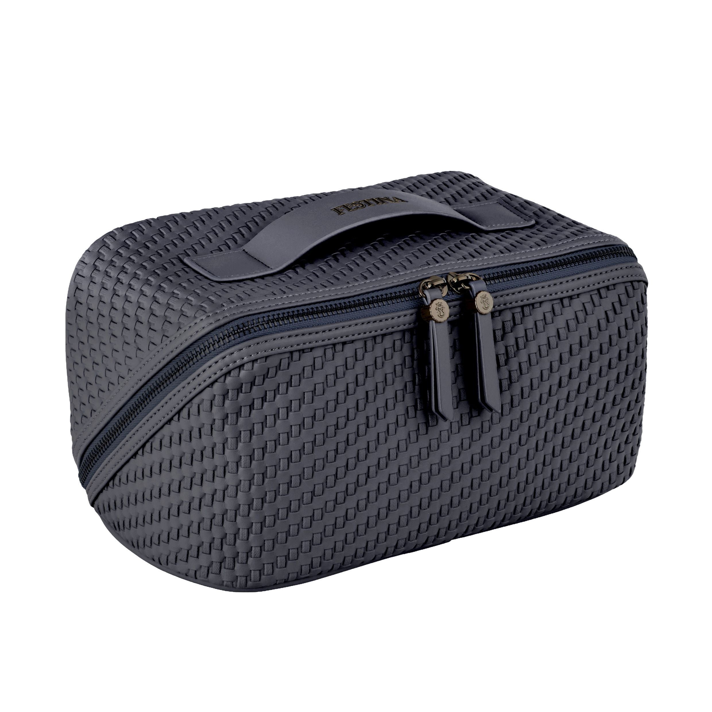 Toiletry Bag Interlace Black