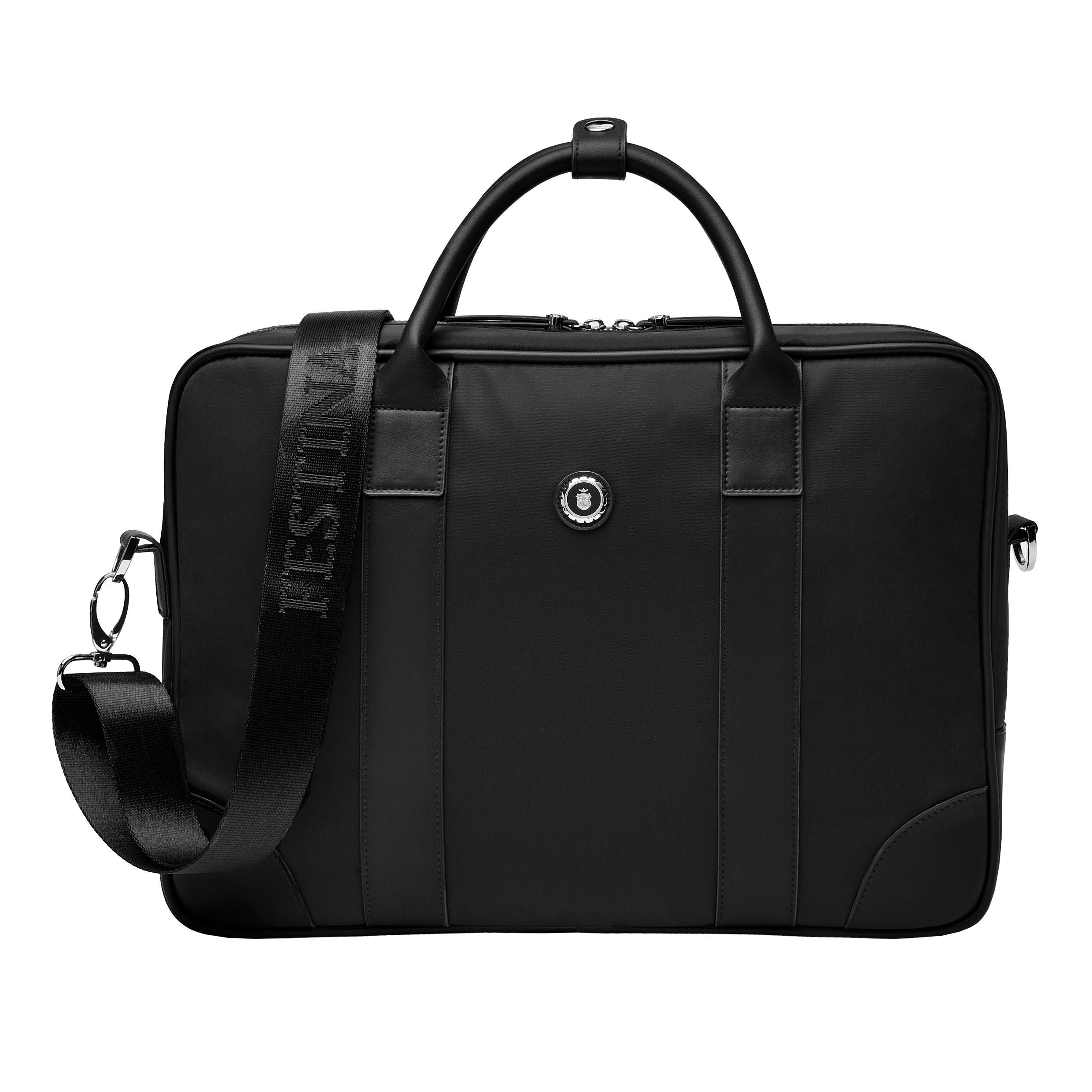 Document Bag Button Black
