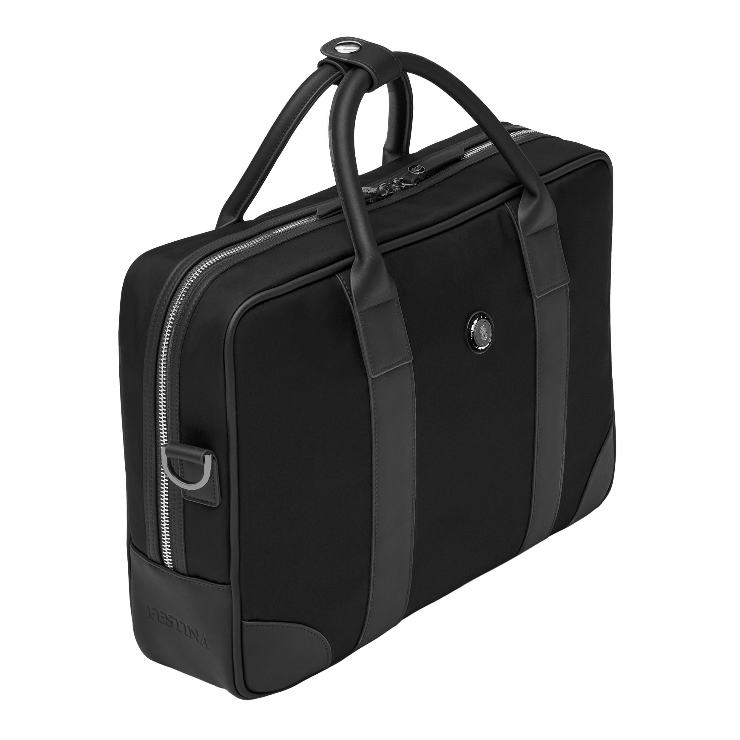 Document Bag Button Black