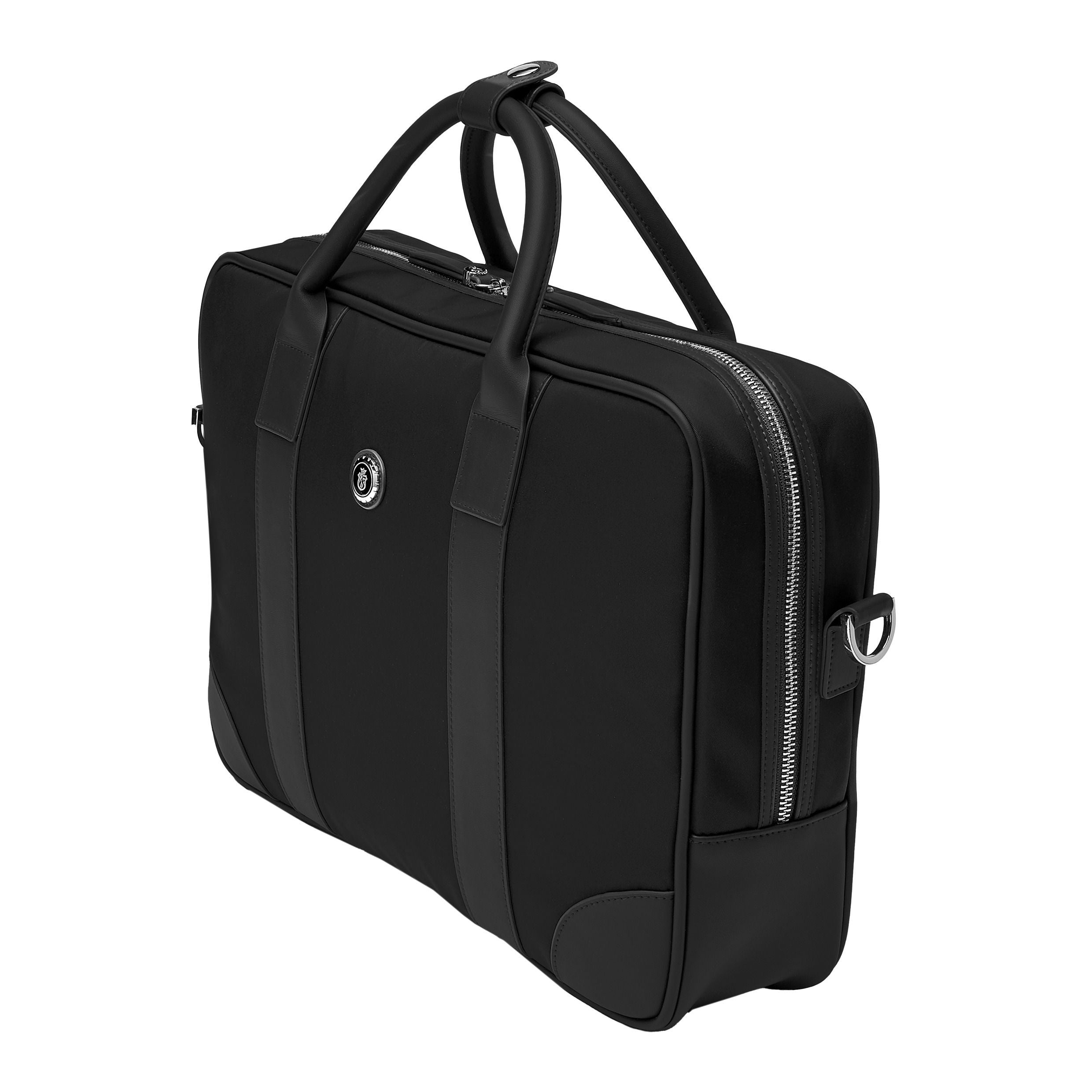 Document Bag Button Black