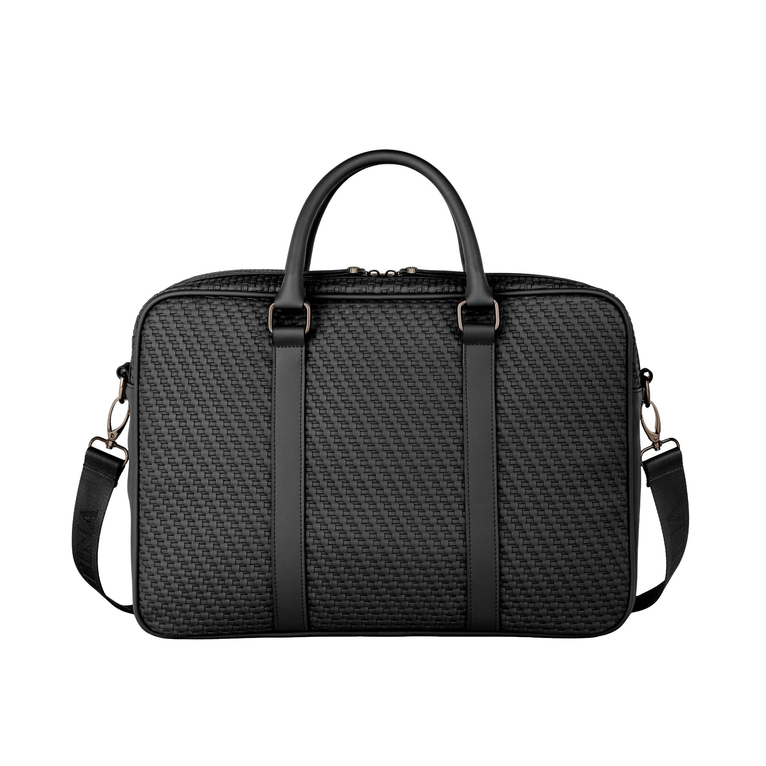 Document Bag Interlace Black