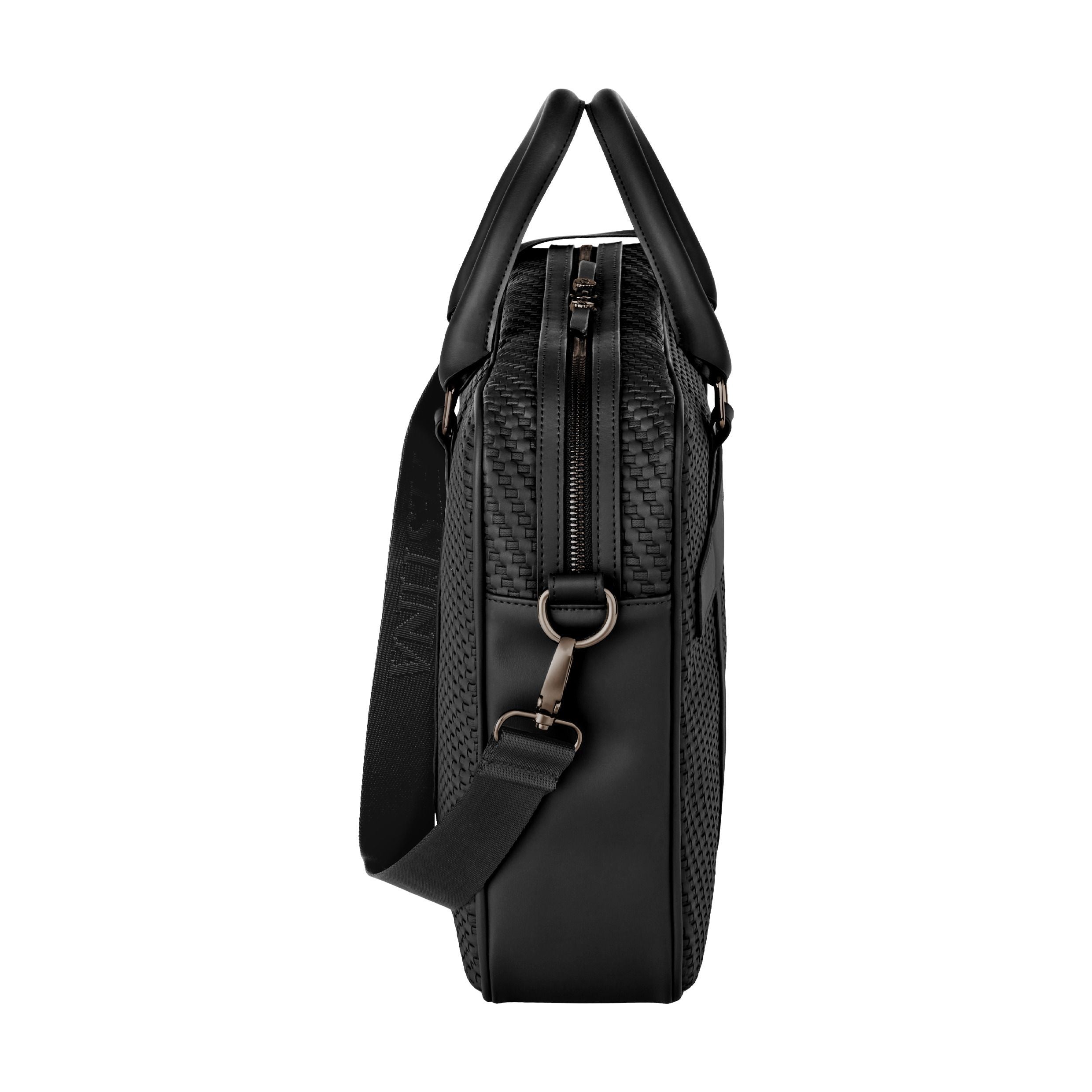 Document Bag Interlace Black