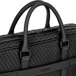 Document Bag Interlace Black
