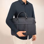 Document Bag Interlace Black