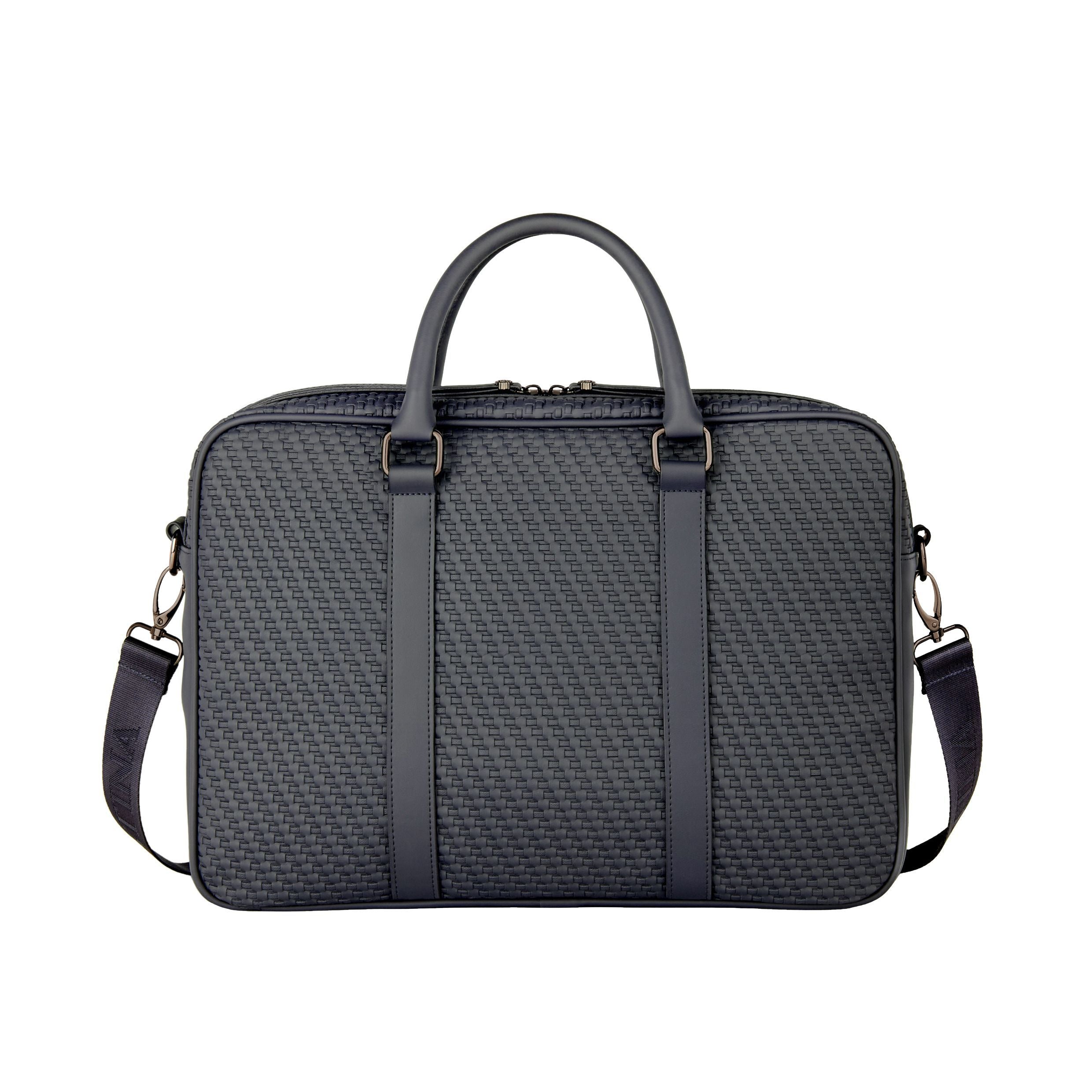 Document Bag Interlace Black