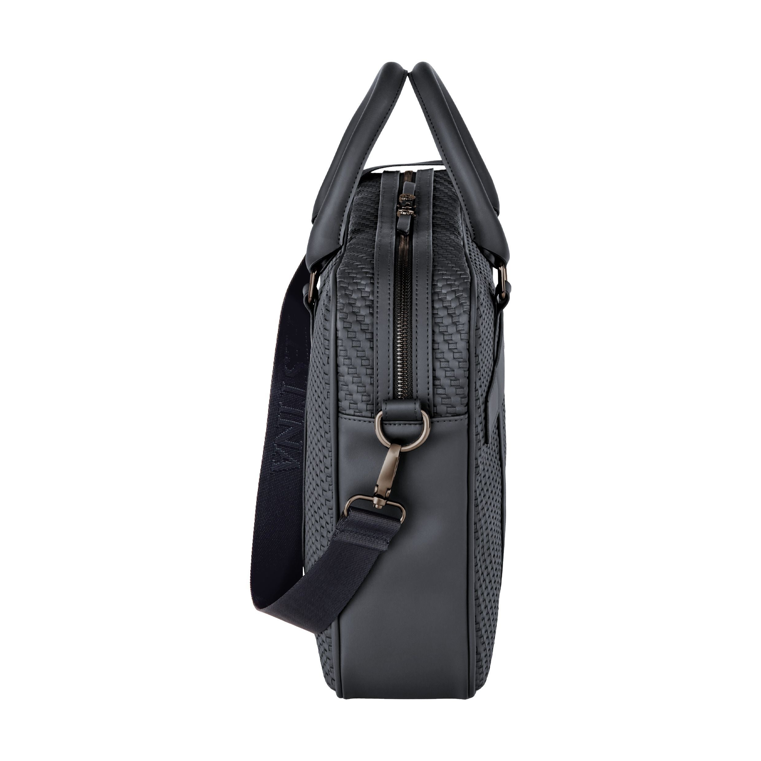 Document Bag Interlace Black