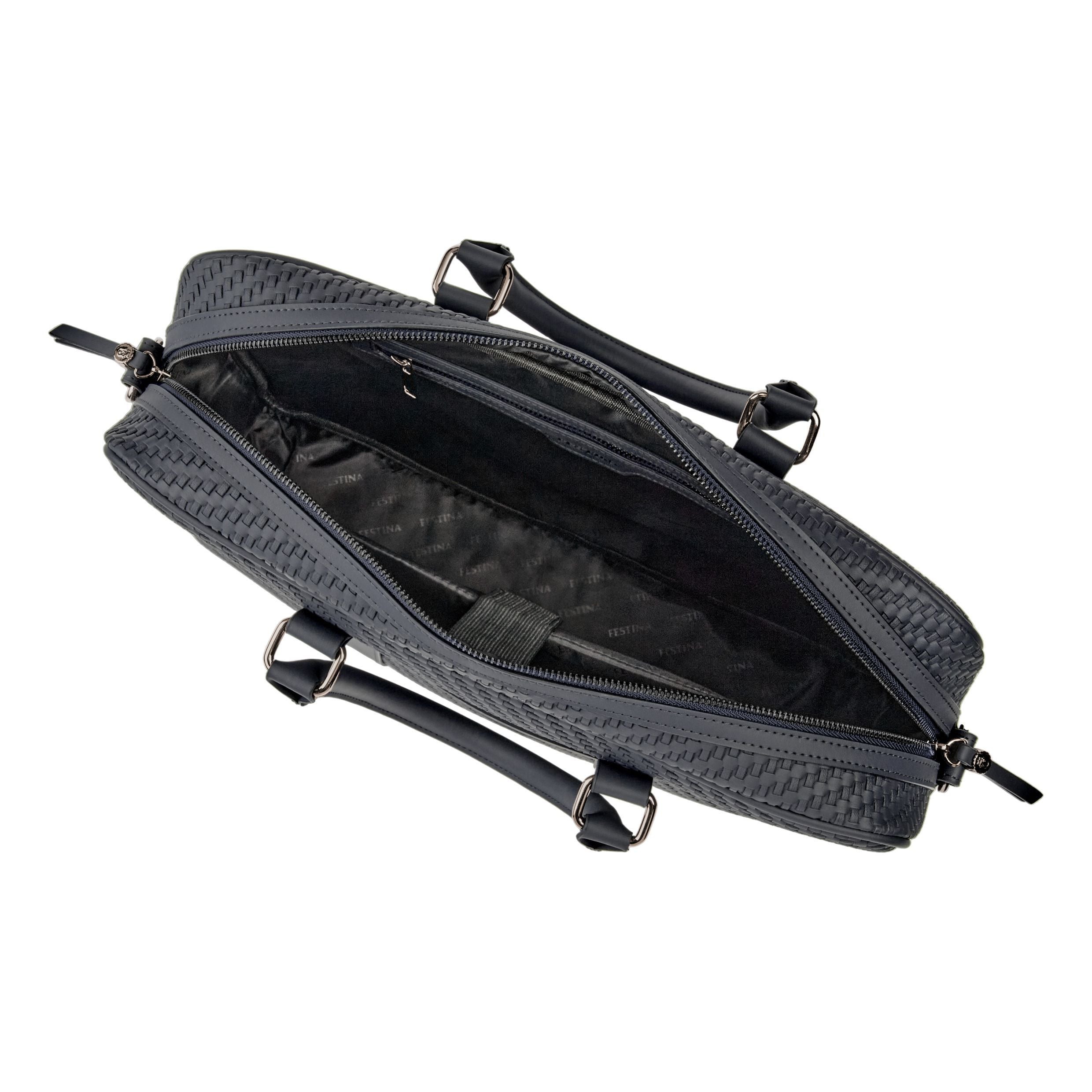 Document Bag Interlace Black