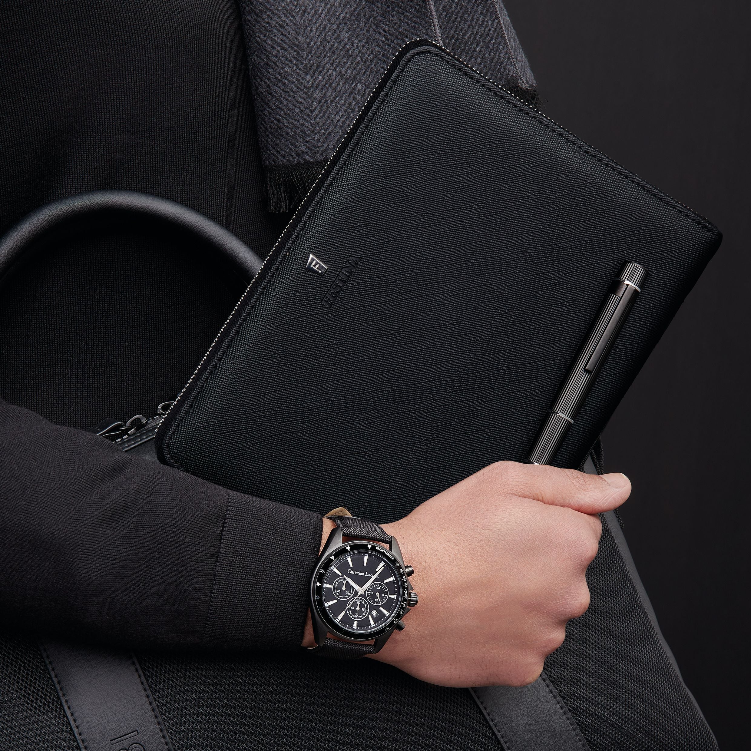Conference Folder A5 Chronobike Black