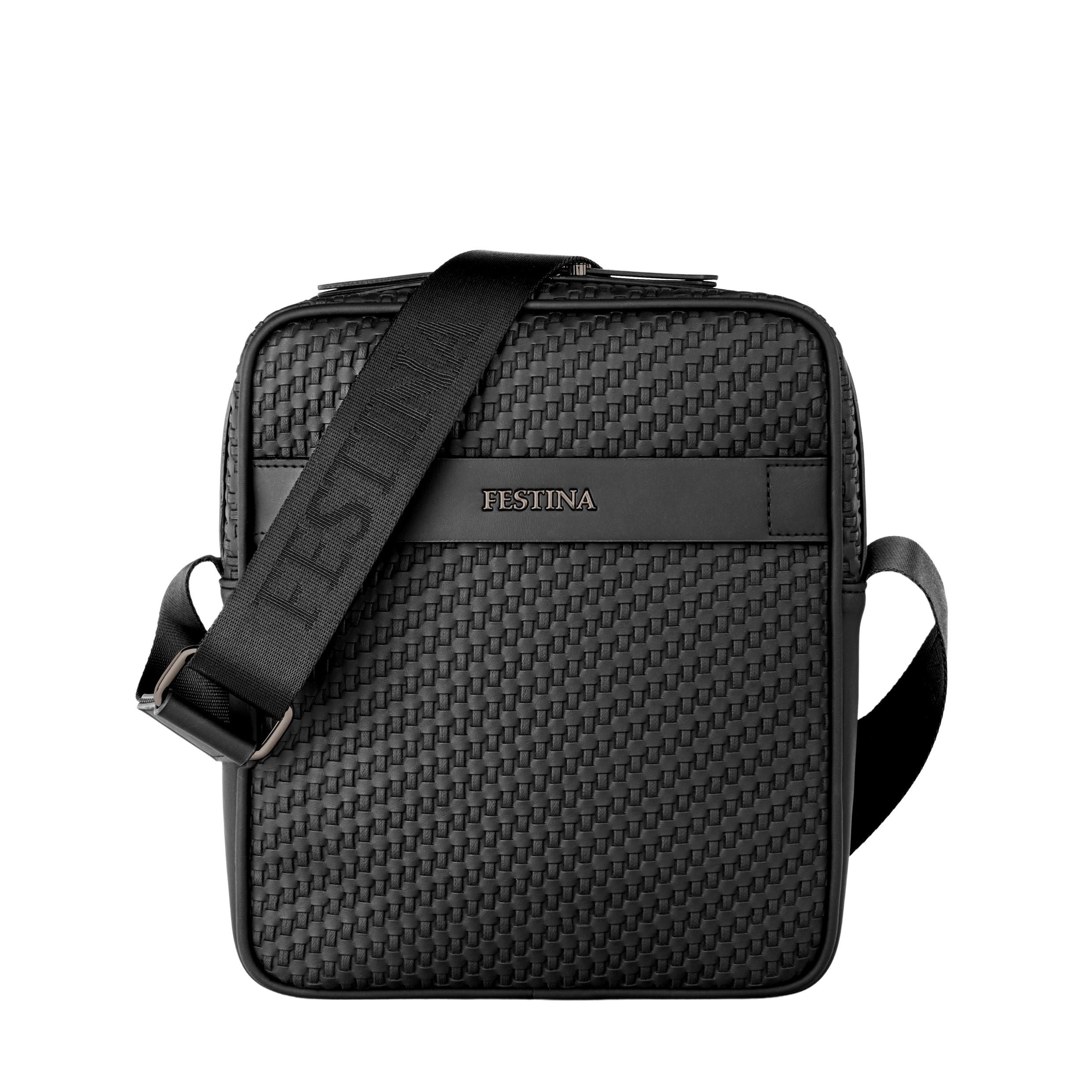 Reporter Bag Interlace Black