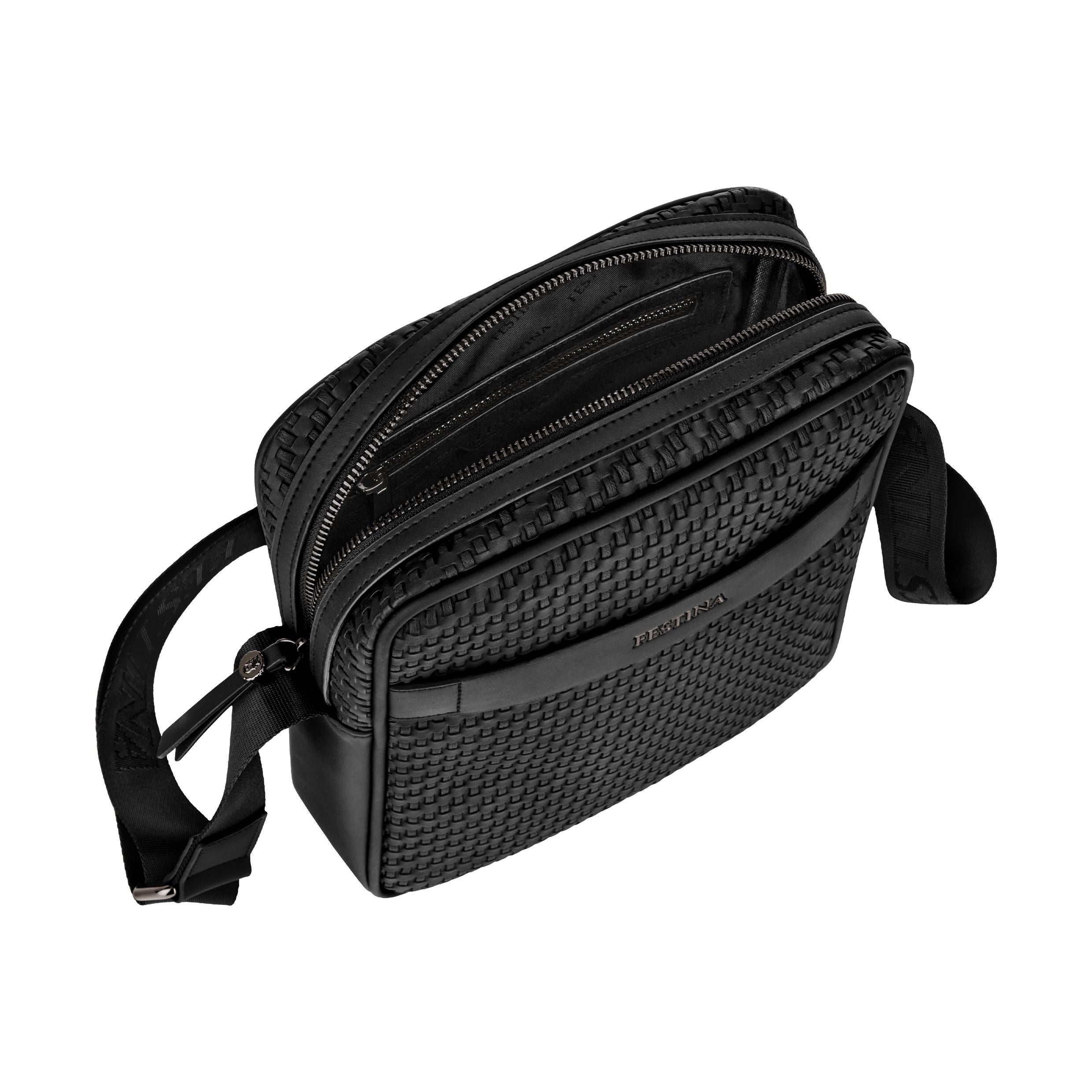 Reporter Bag Interlace Black