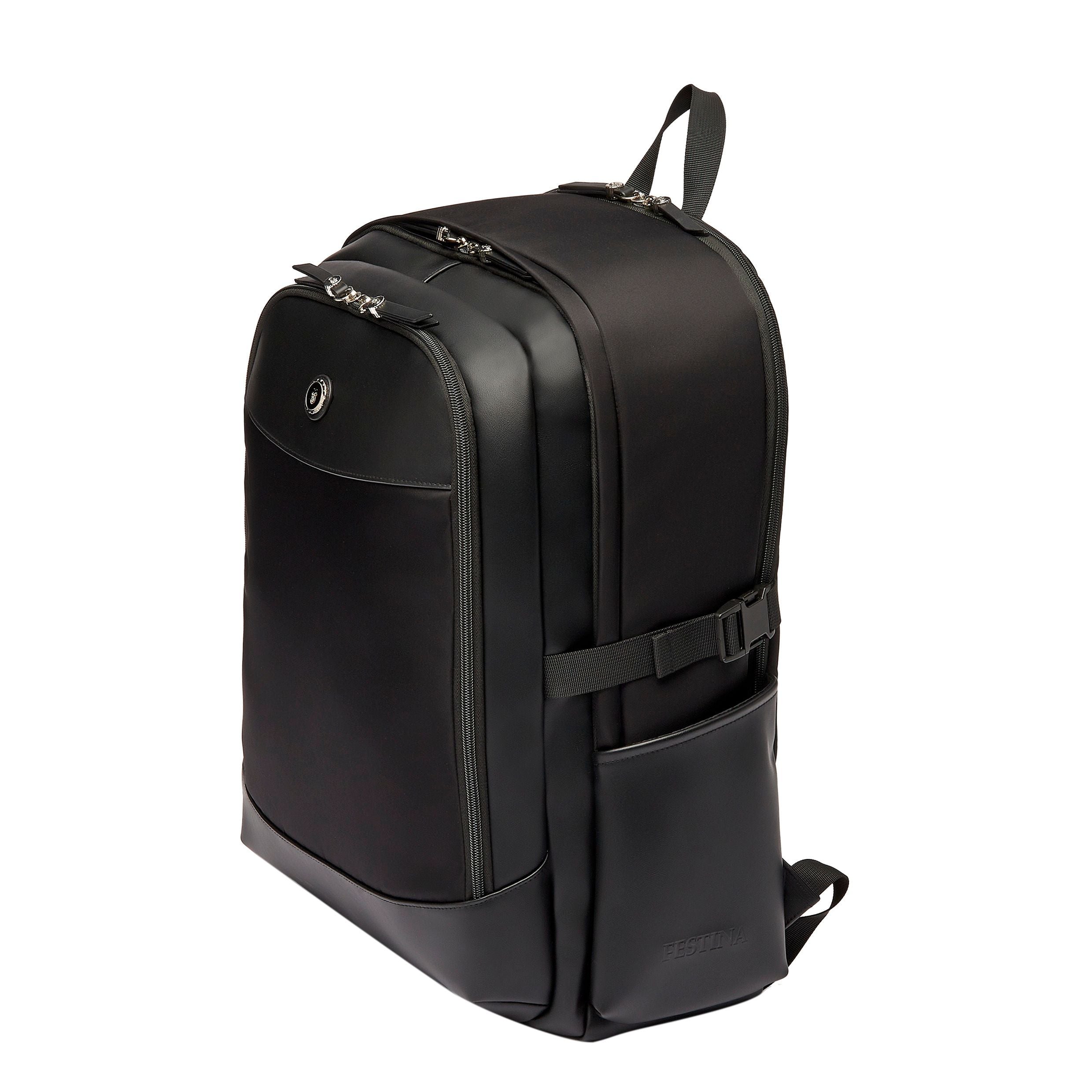 Backpack Weekend Button Black