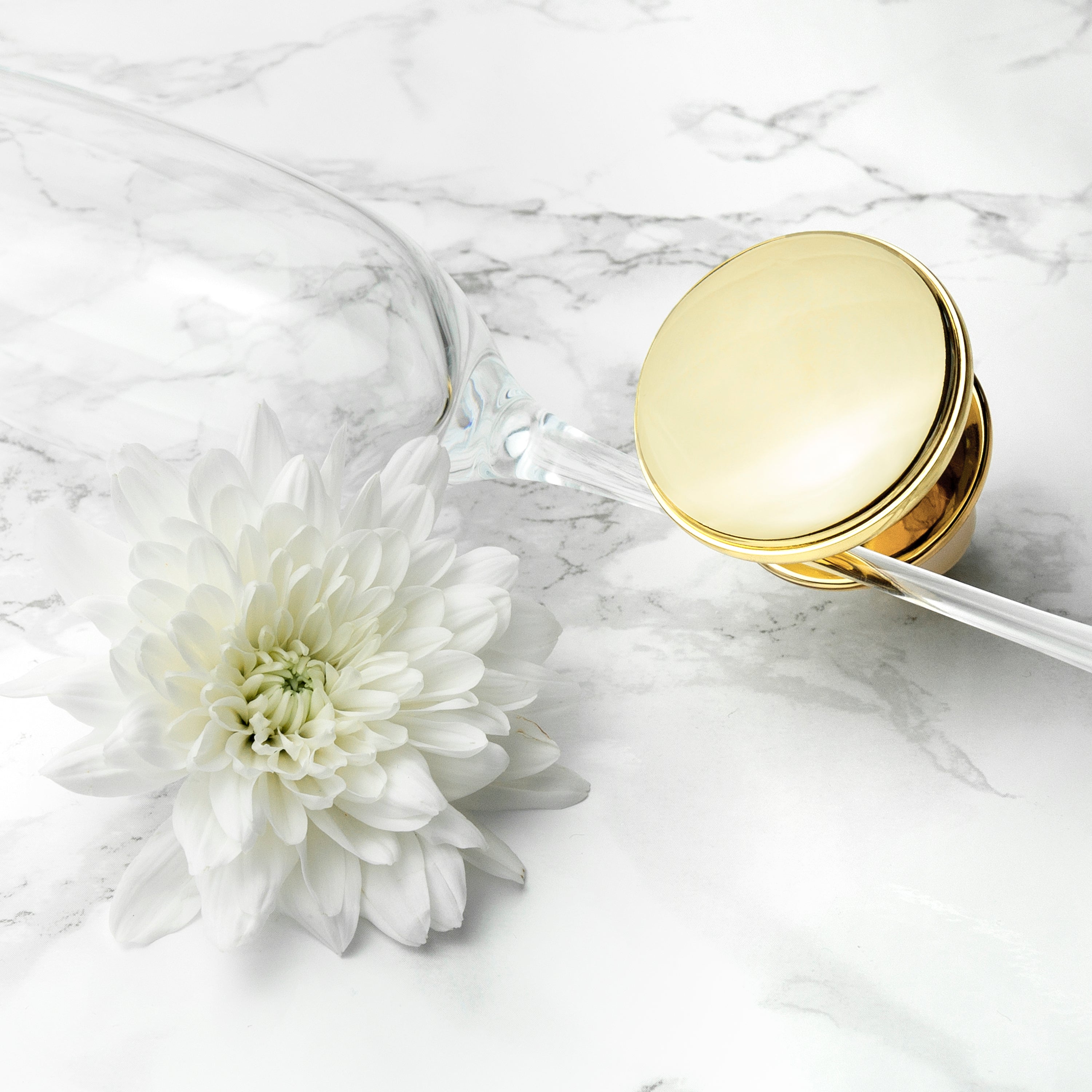 Luxury Plated Bottle Stopper with Rubber Seal