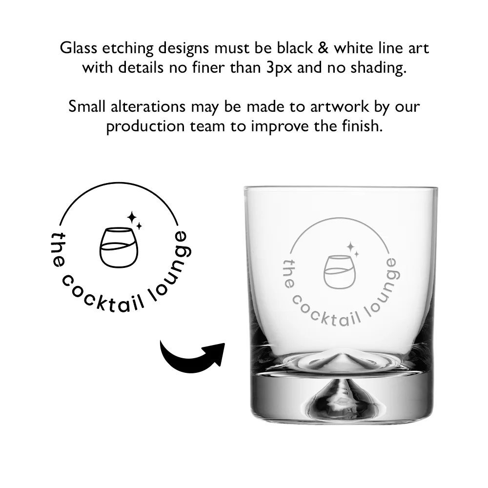 350ml Whisky Tumbler with Pyramid Base