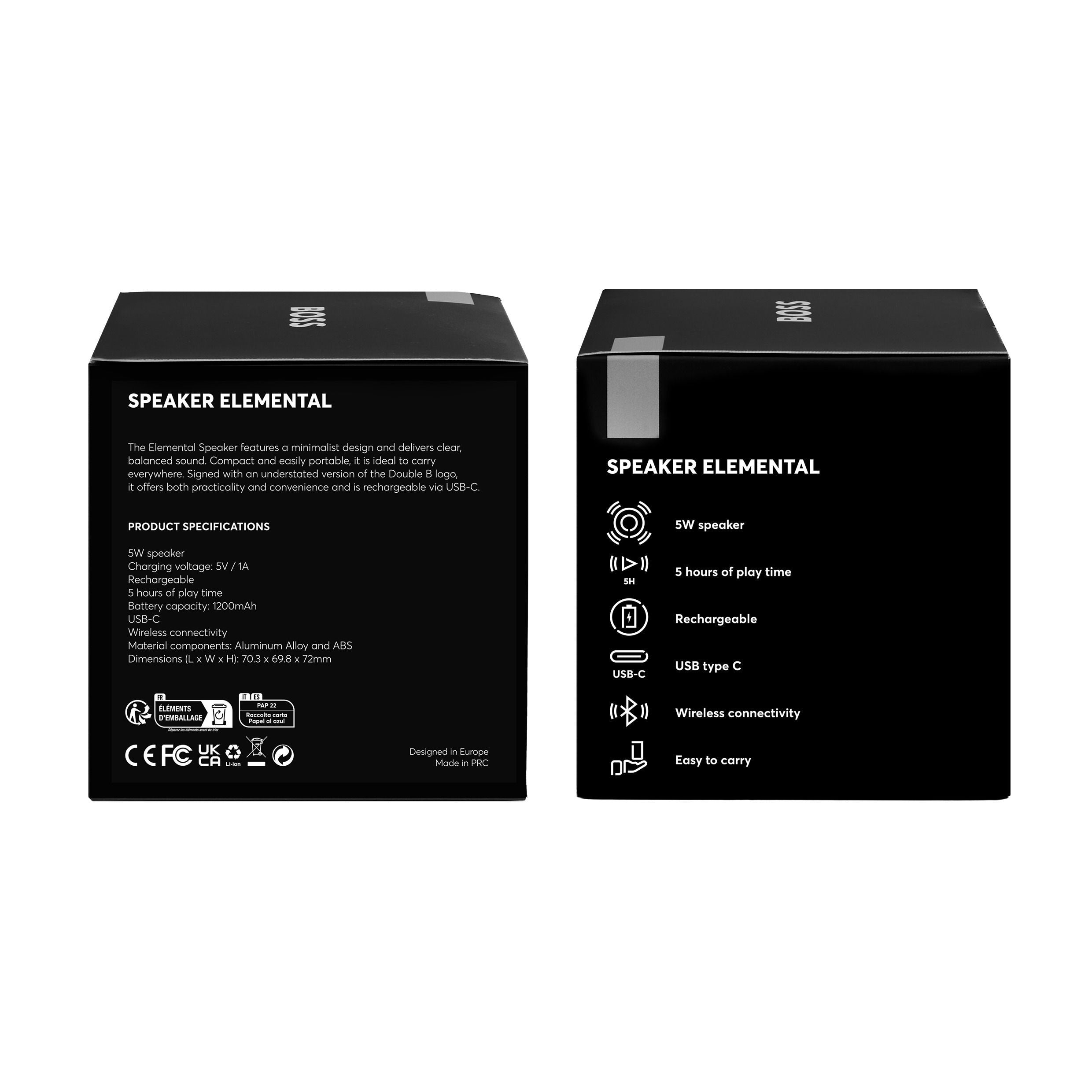 Connected Speaker Elemental Black