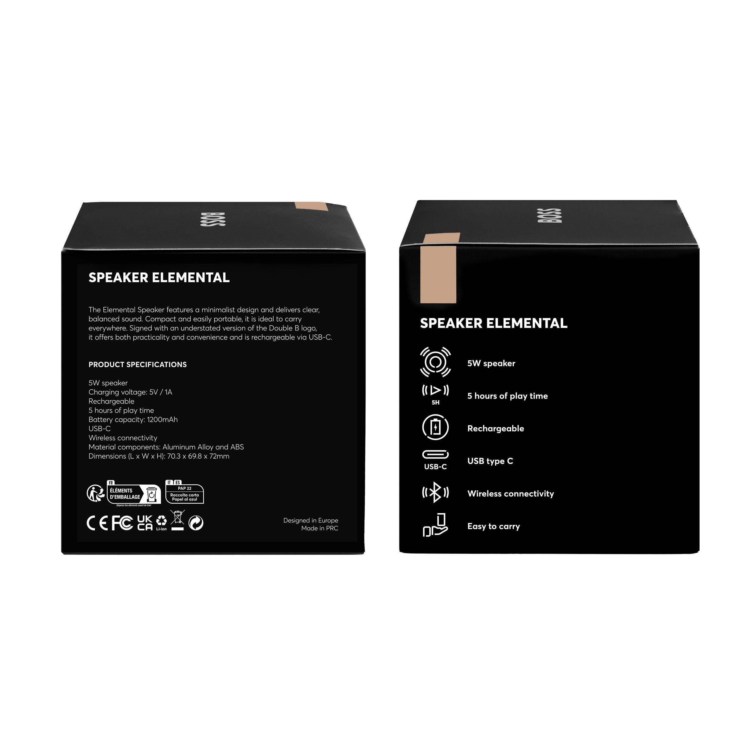 Connected Speaker Elemental Black