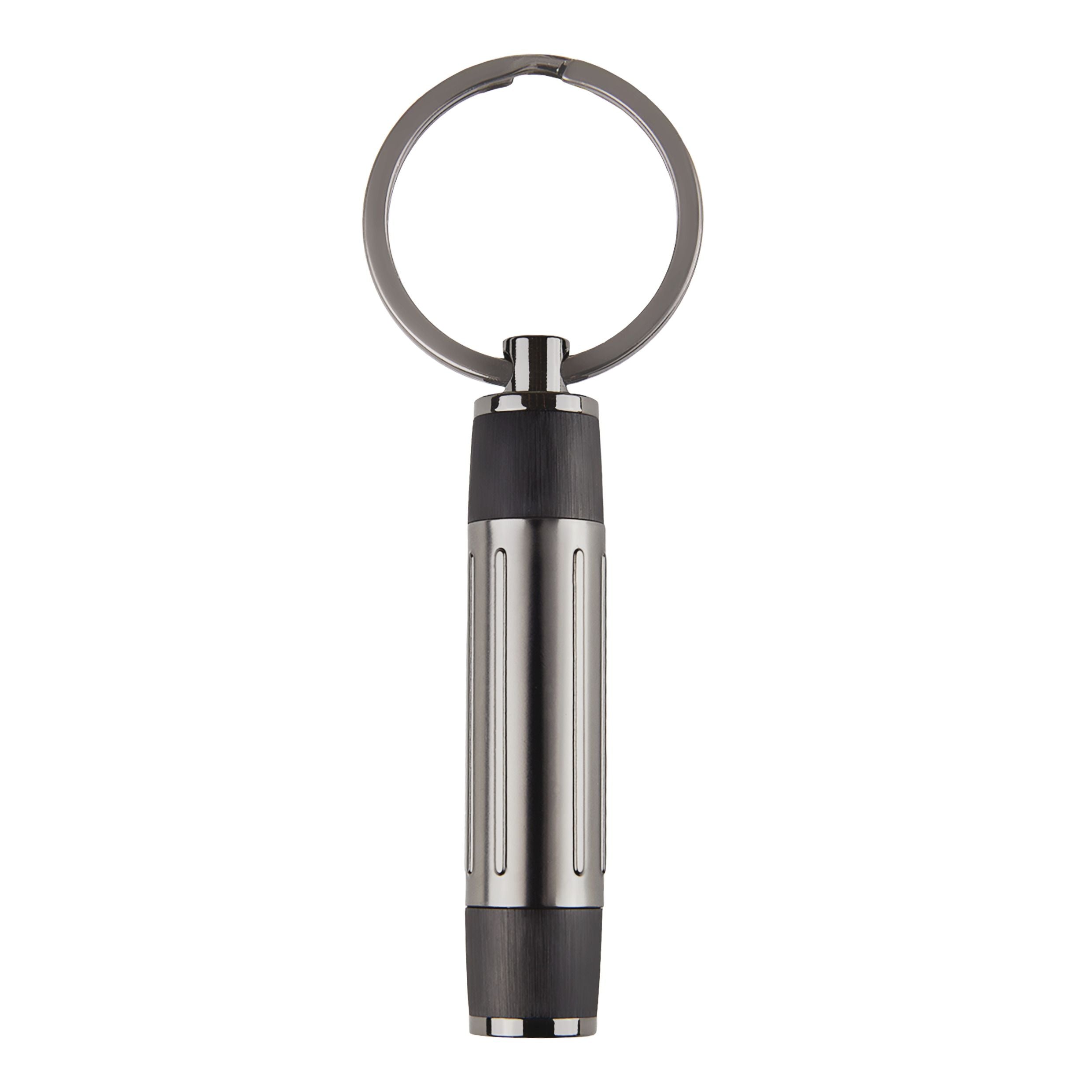 Key Ring Gear Ribs Black
