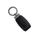 Key Ring Double B Black & Chrome