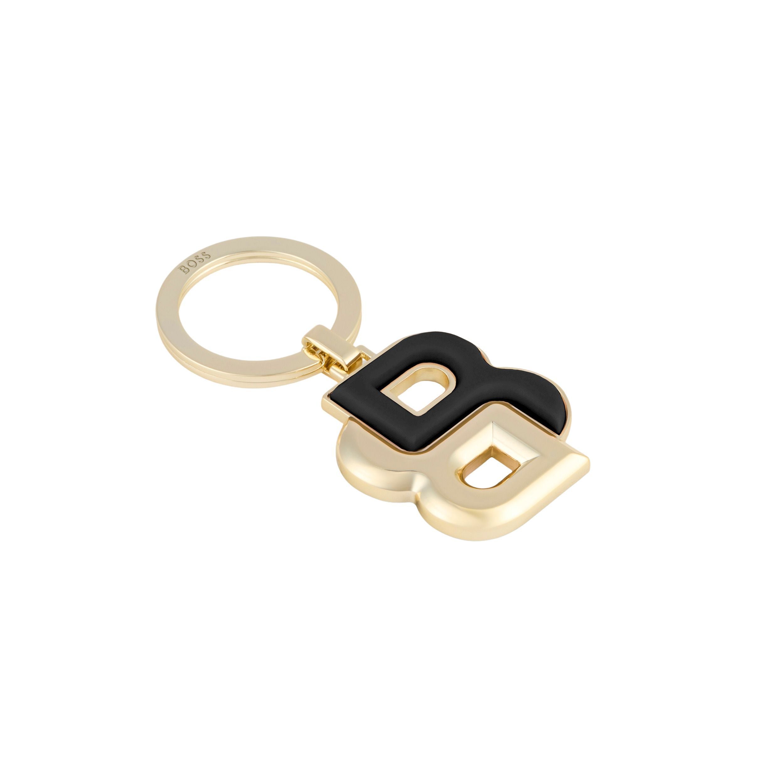 Key Ring Double B Black & Gold