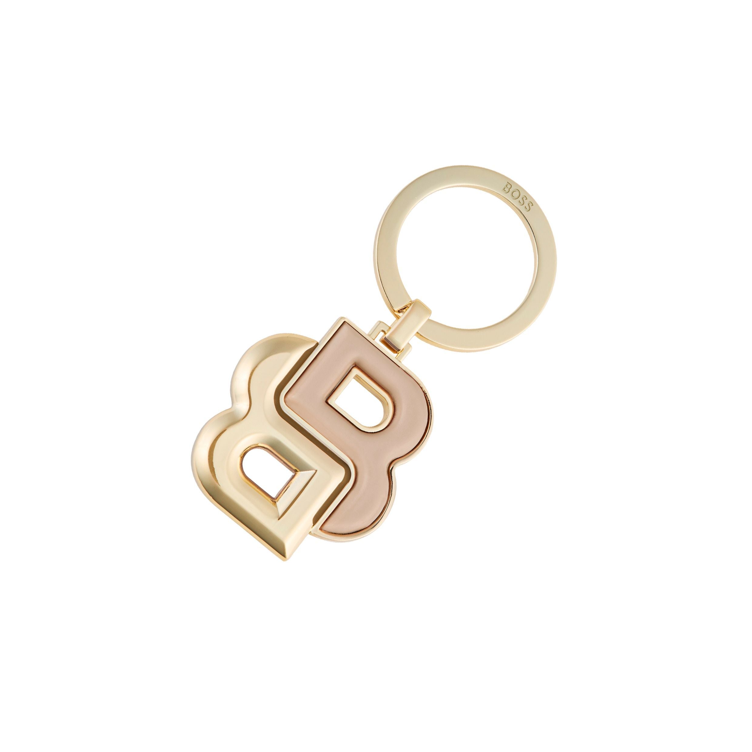 Key Ring Double B Black & Gold
