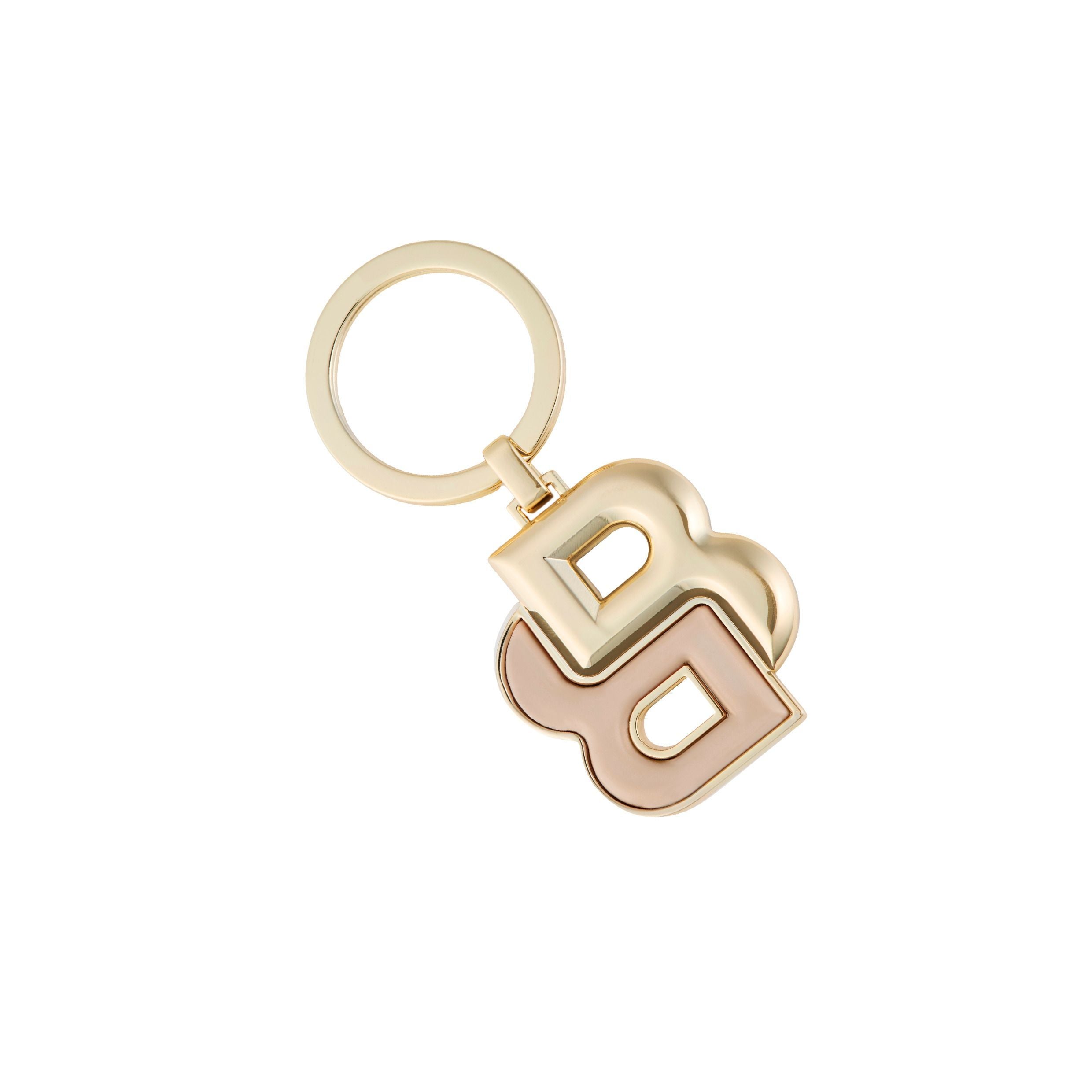 Key Ring Double B Black & Gold