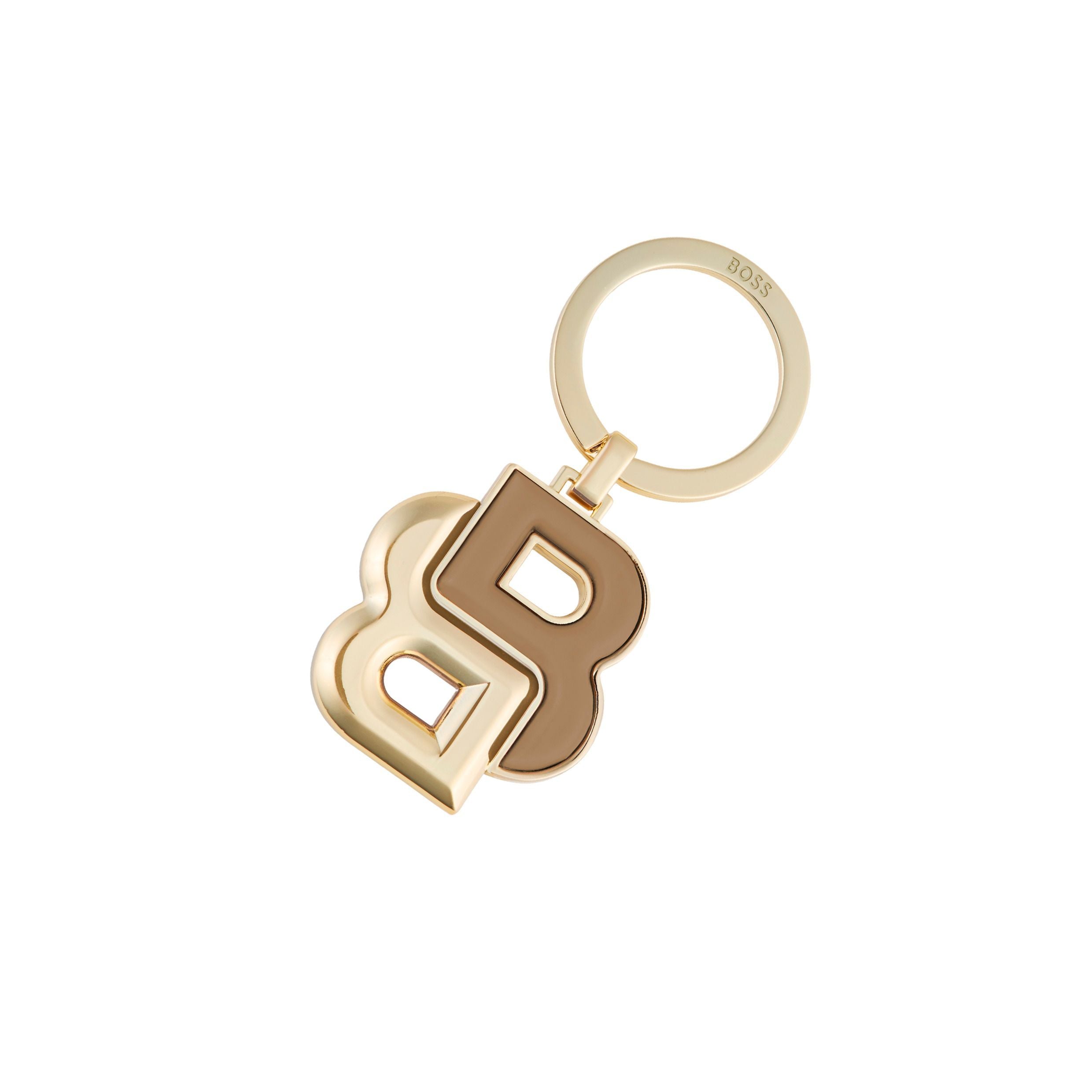 Key Ring Double B Black & Gold