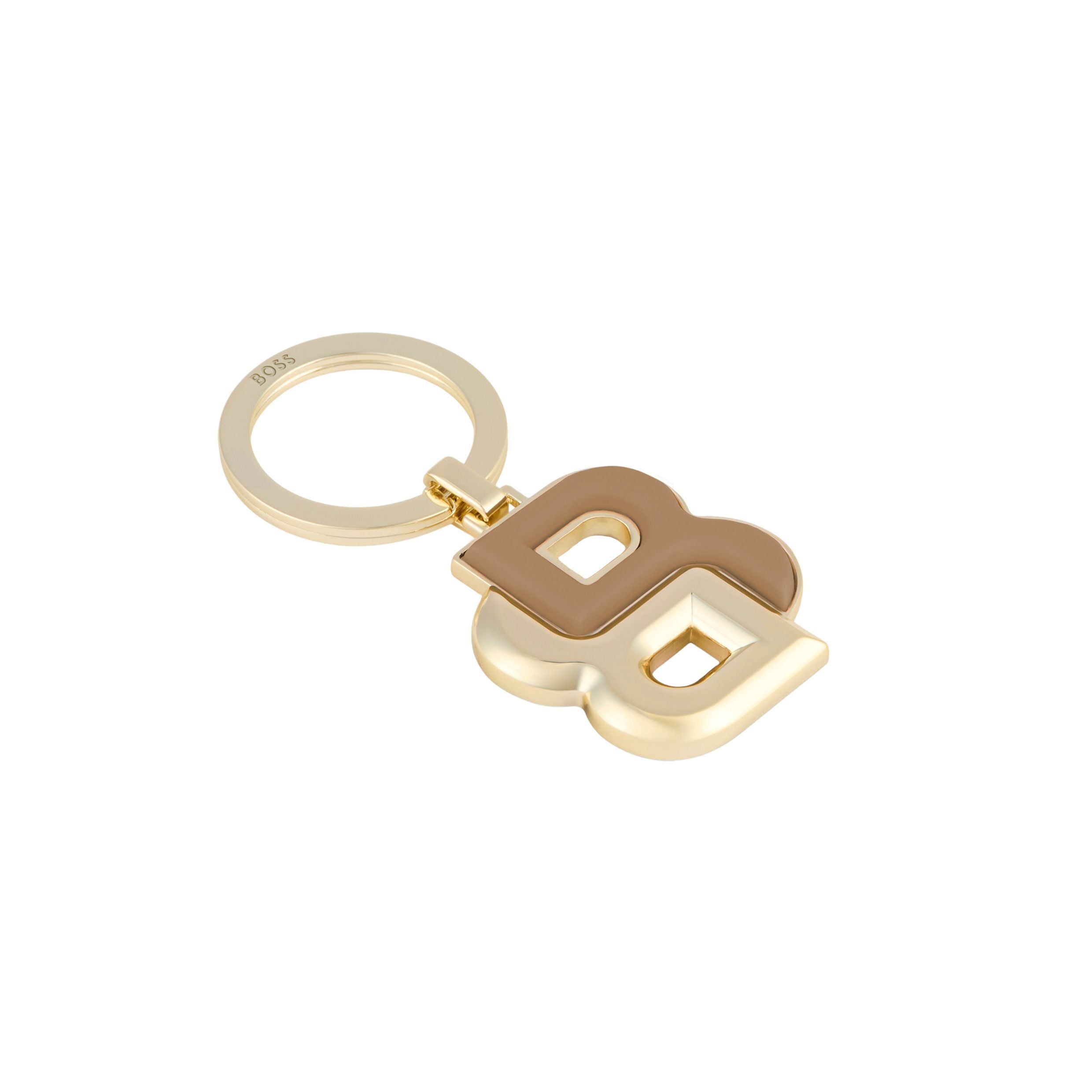 Key Ring Double B Black & Gold