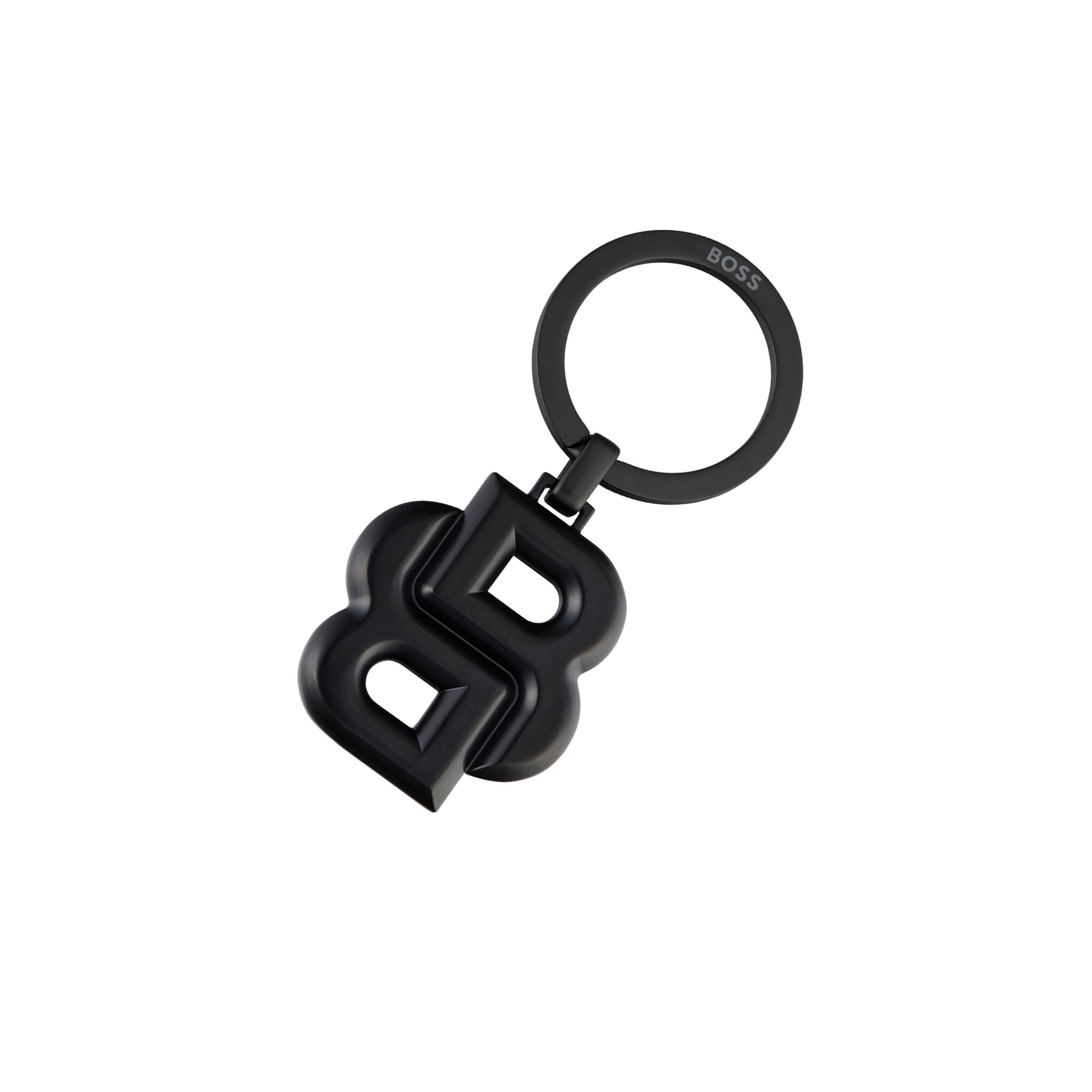 Key Ring Double B Matt Black