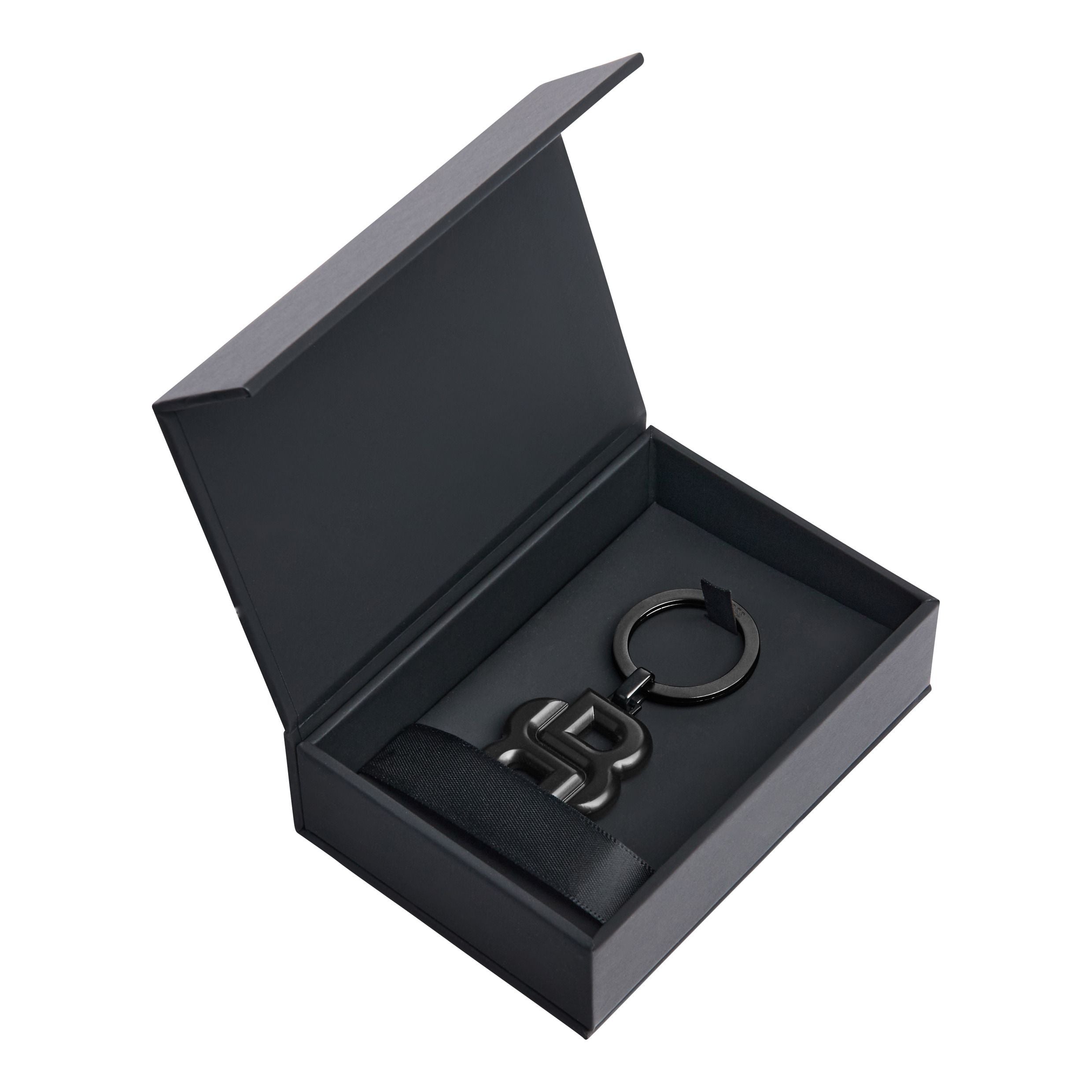 Key Ring Double B Matt Black