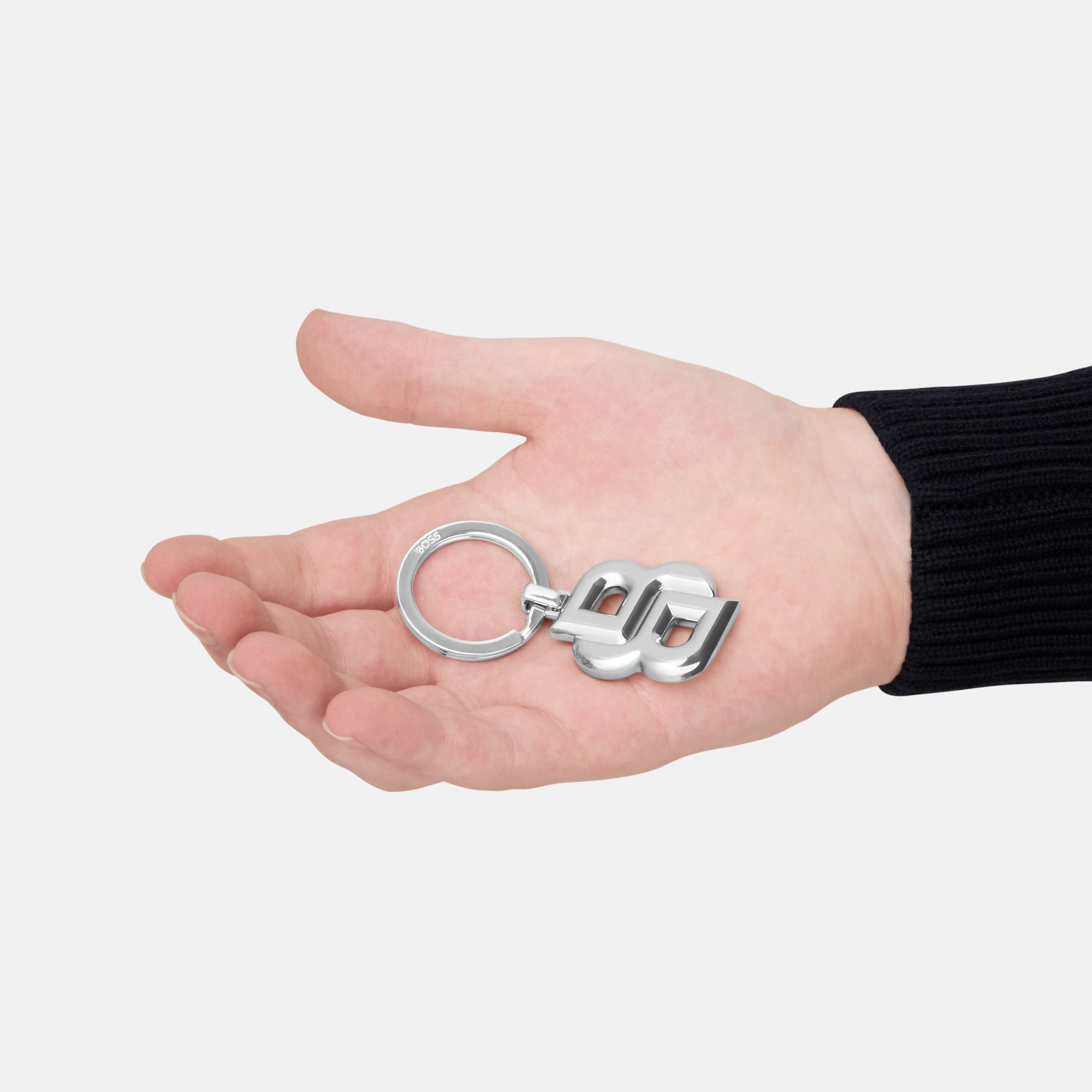 Key Ring Double B Matt Black