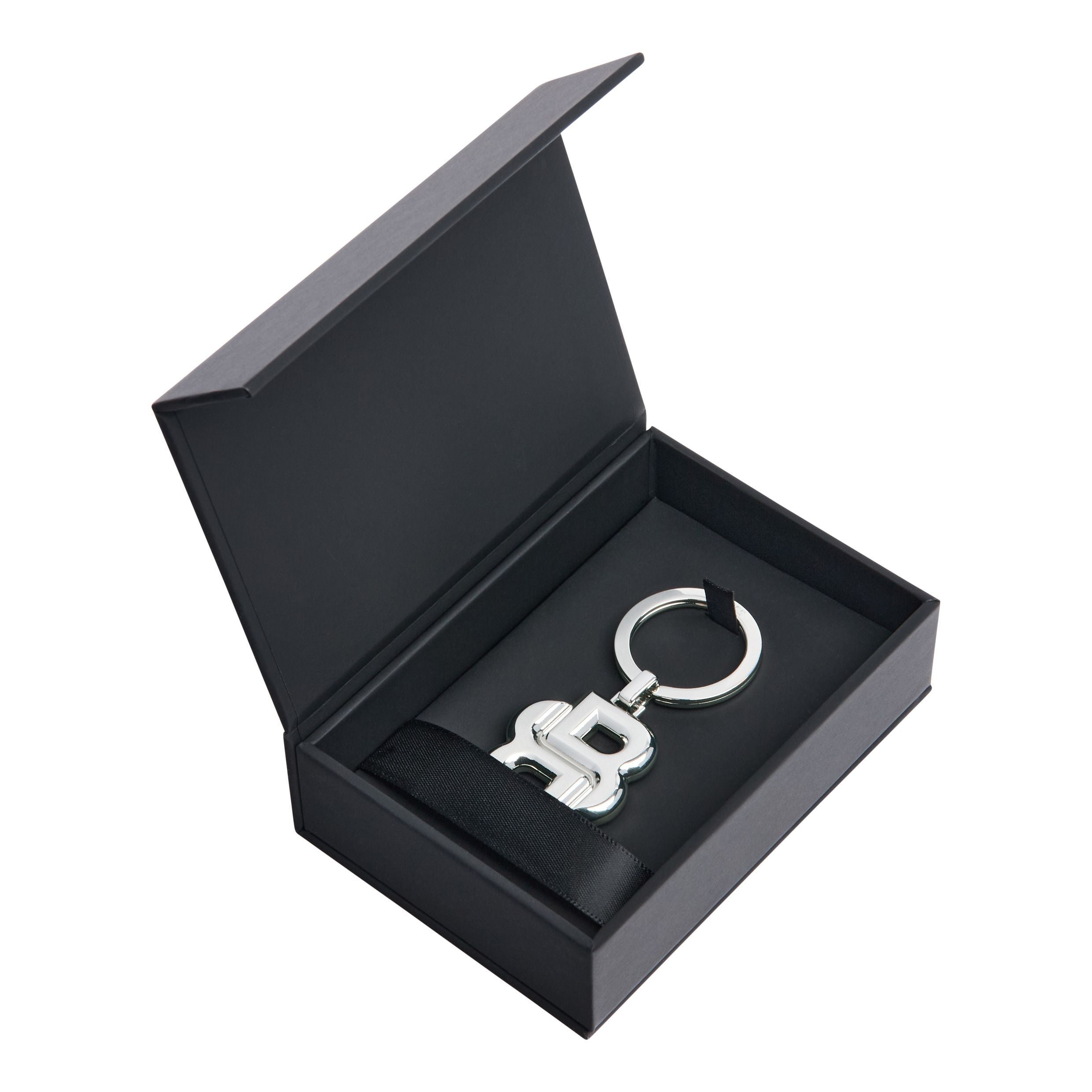 Key Ring Double B Matt Black