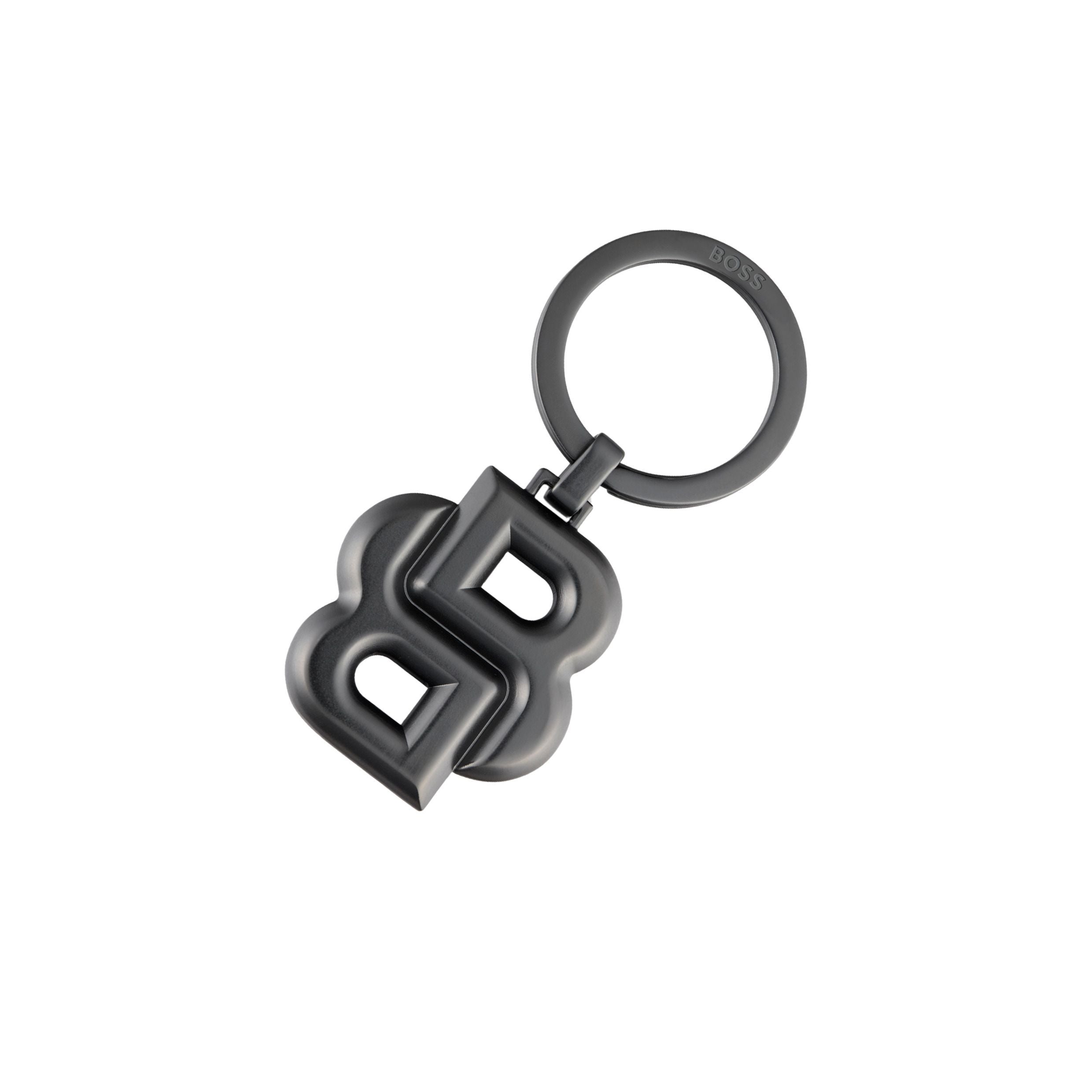 Key Ring Double B Matt Black