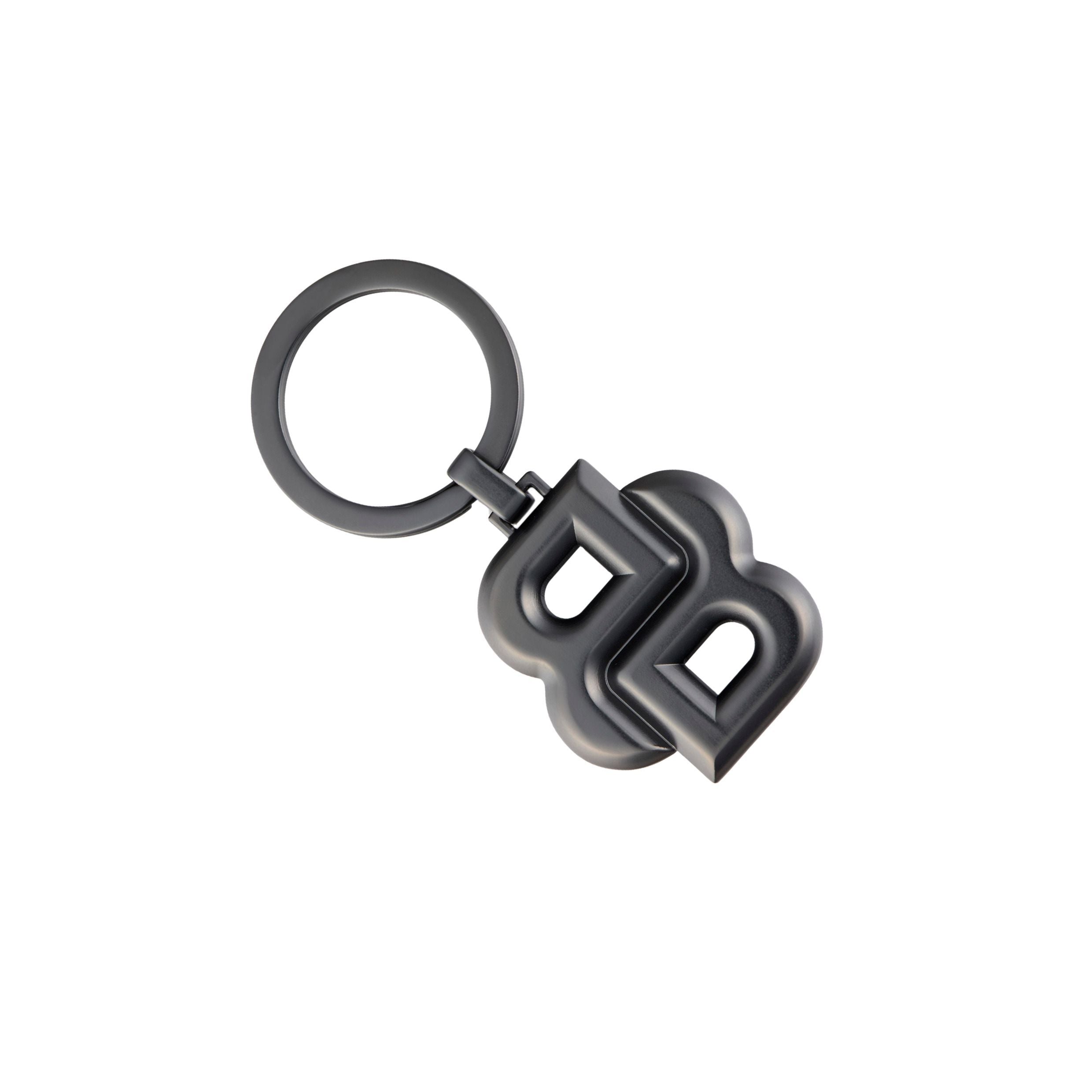 Key Ring Double B Matt Black
